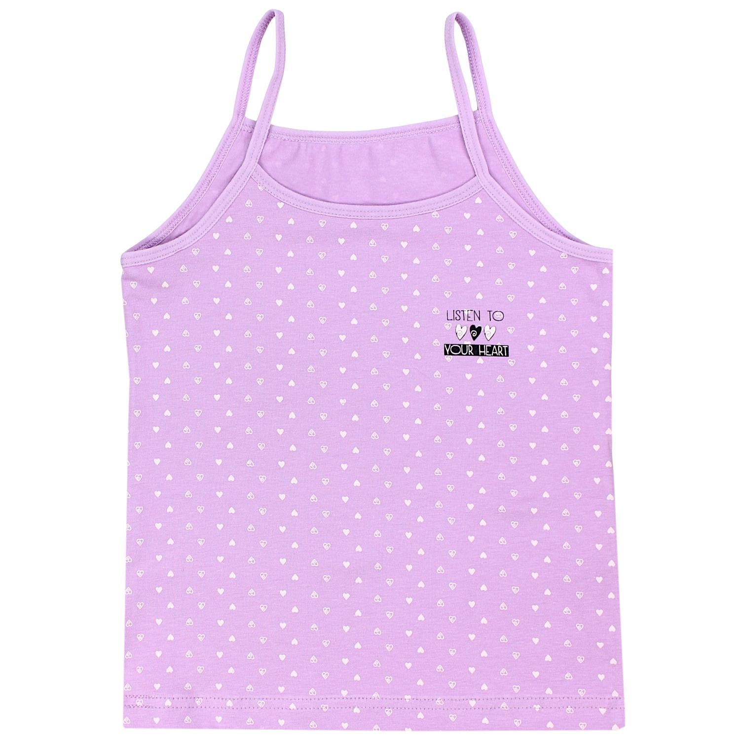 Mädchen Unterhemd Spaghettiträger - 5er Set