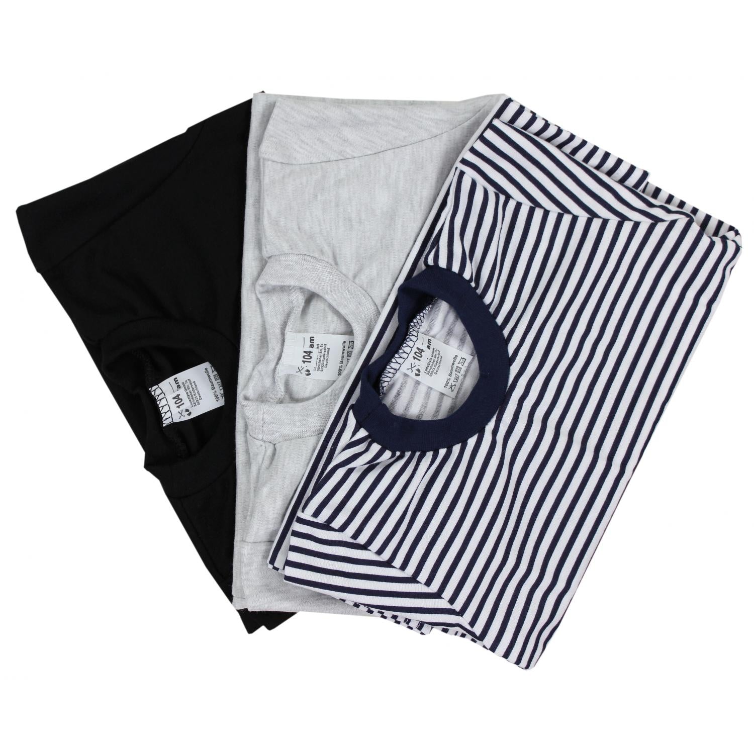 Unterhemd Langarm - 3er Set