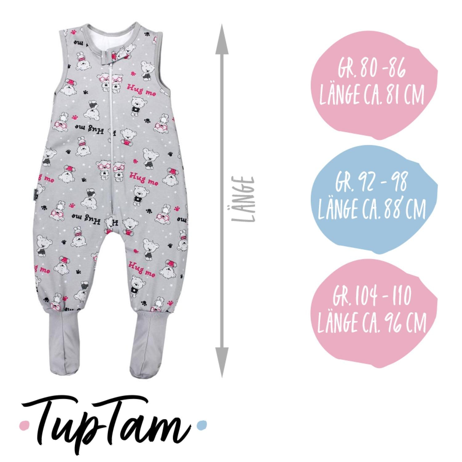 Schlafsack mit Füßen 2.5 TOG