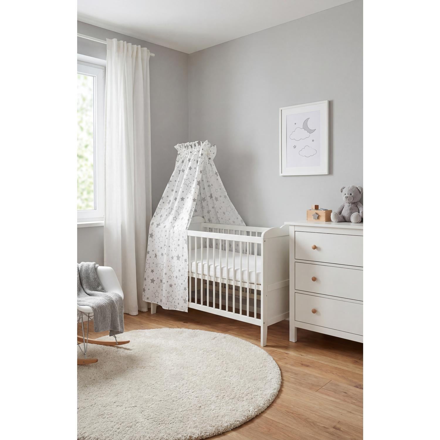 Babybett Himmel mit Schleifchen