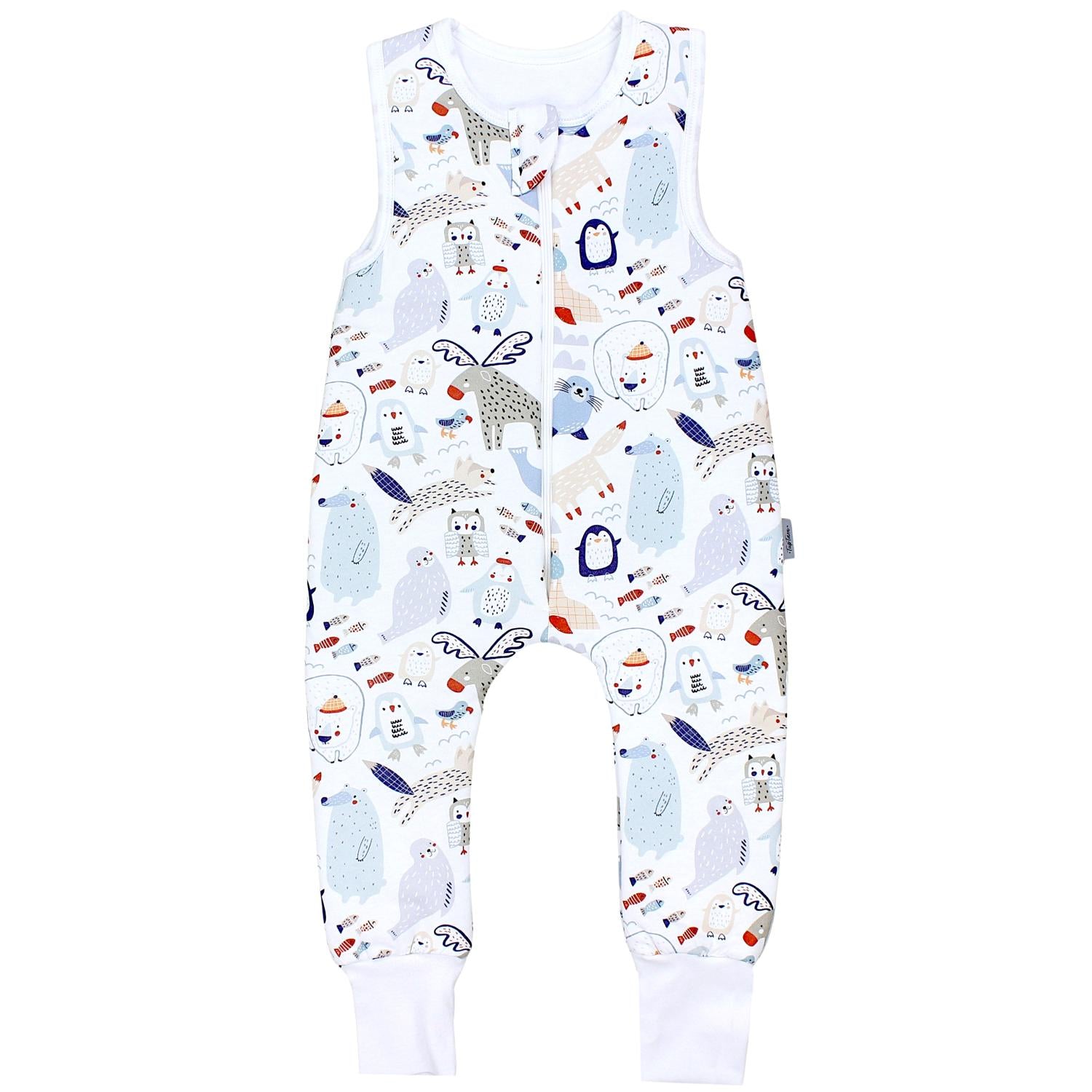 Wattierter Schlafsack mit Füßen 2.5 TOG