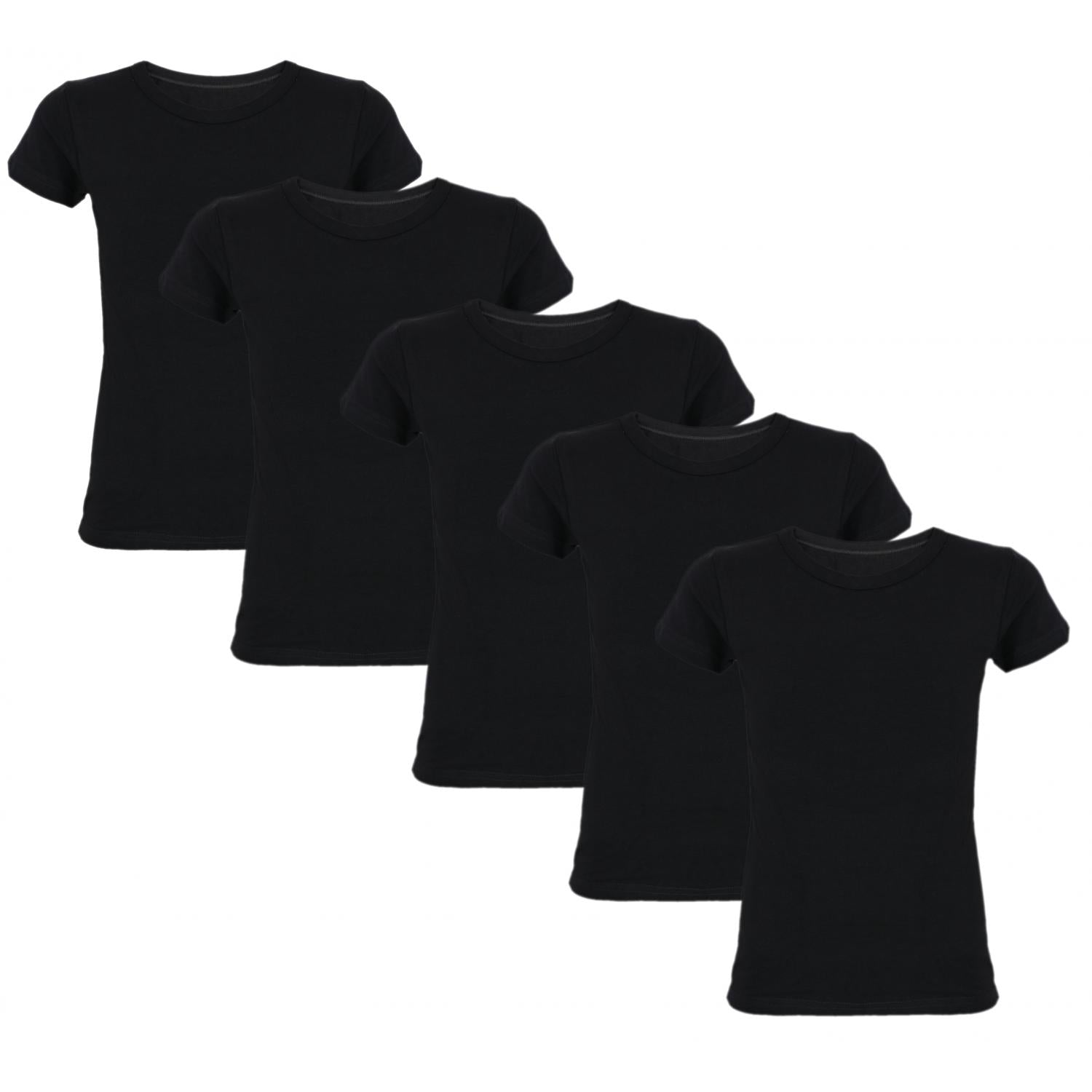 Kinder Unterhemd T-Shirts Kurzarm - 5er Set