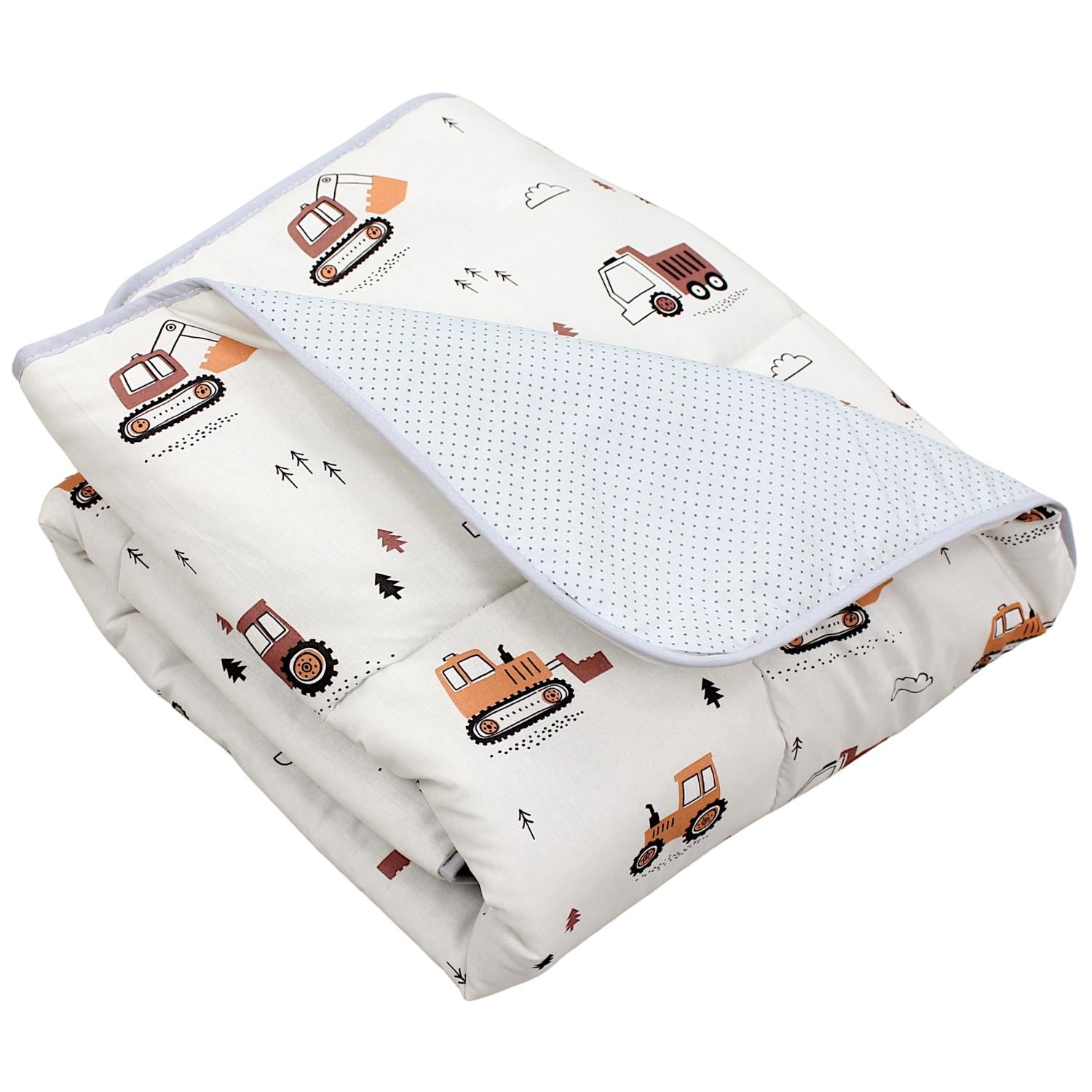 Gepolsterte XXL Krabbeldecke 120 x 120 cm