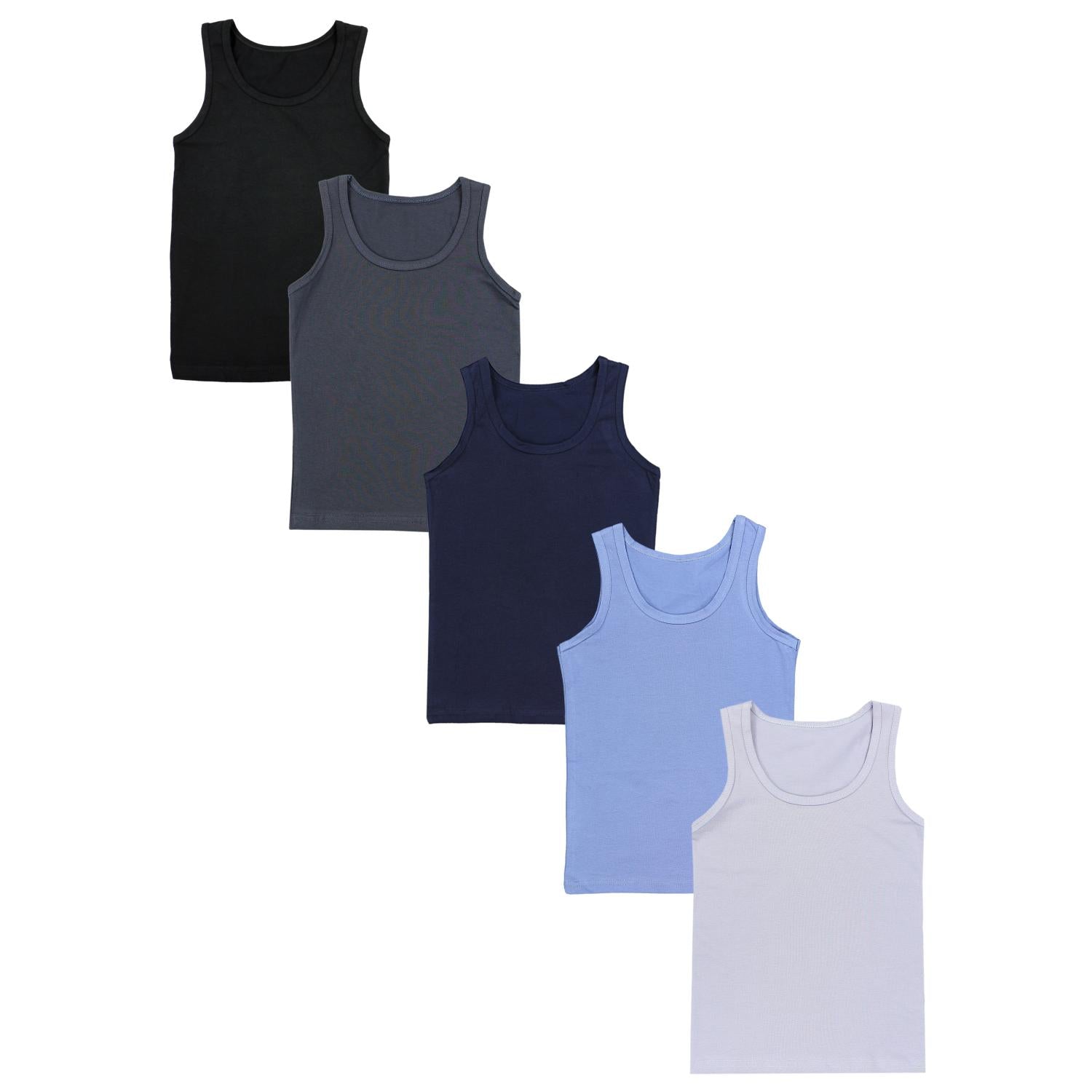Unterhemd Ärmellos - 5er Set