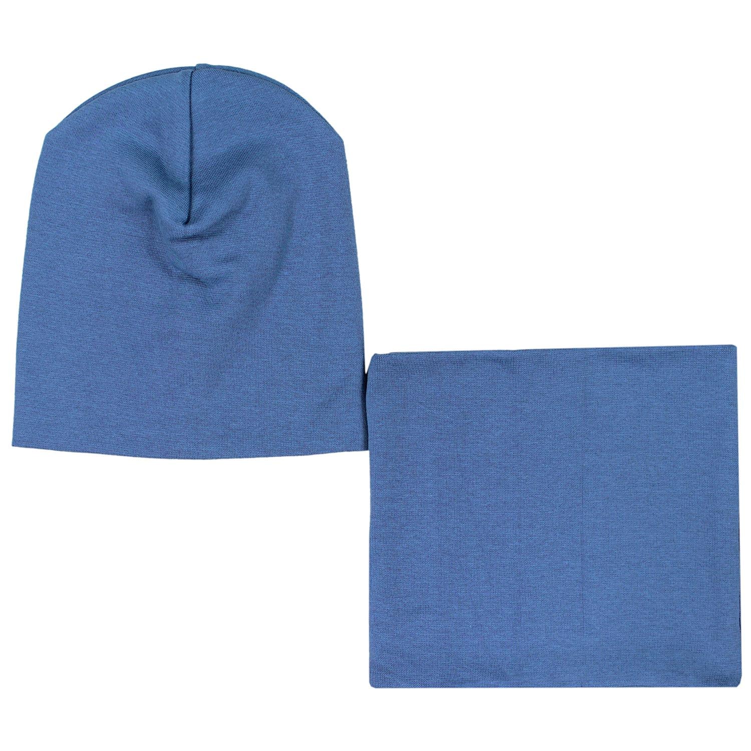 Kinder Beanie Mütze Schlauchschal Set