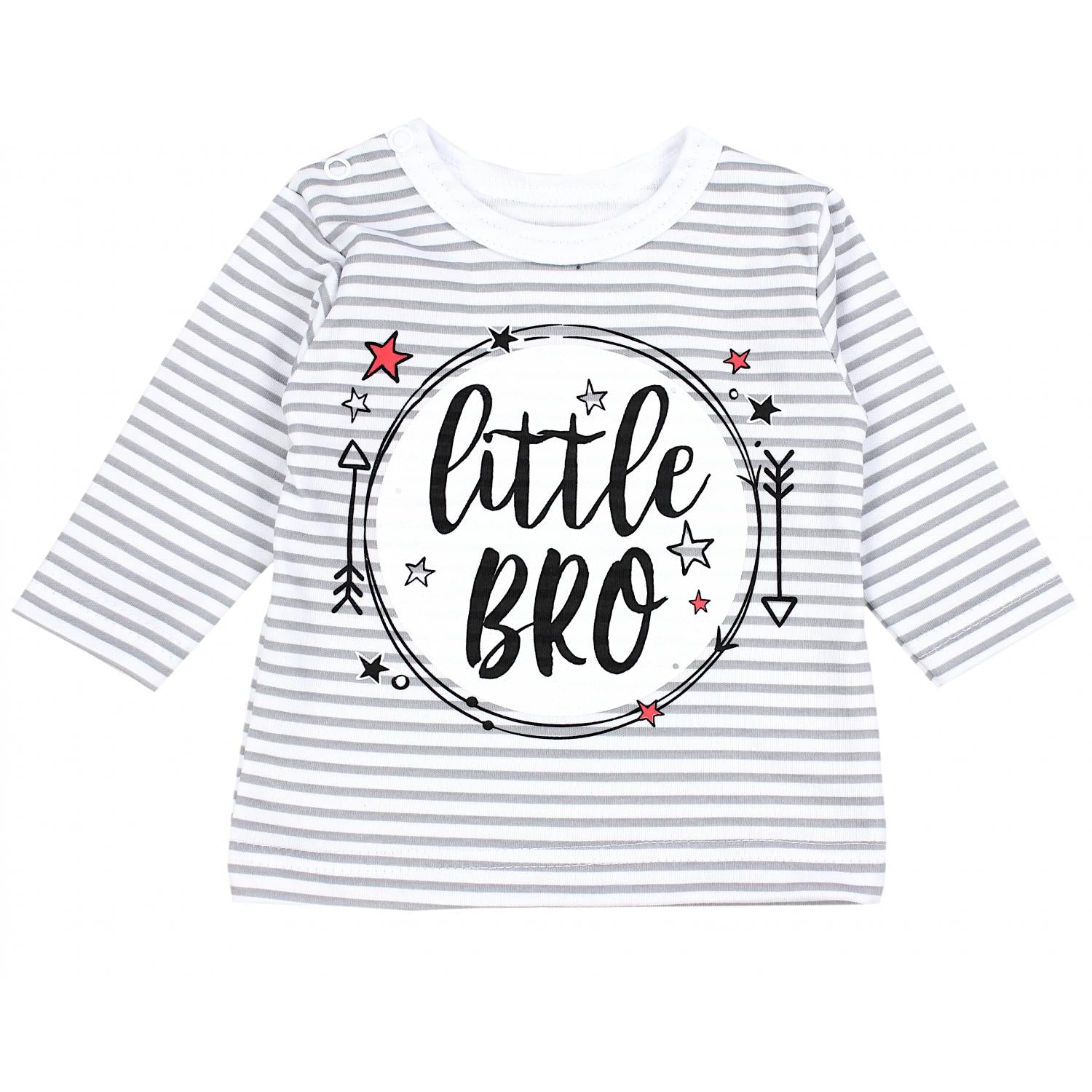 Baby Langarmshirt mit Aufdruck - 3er Set