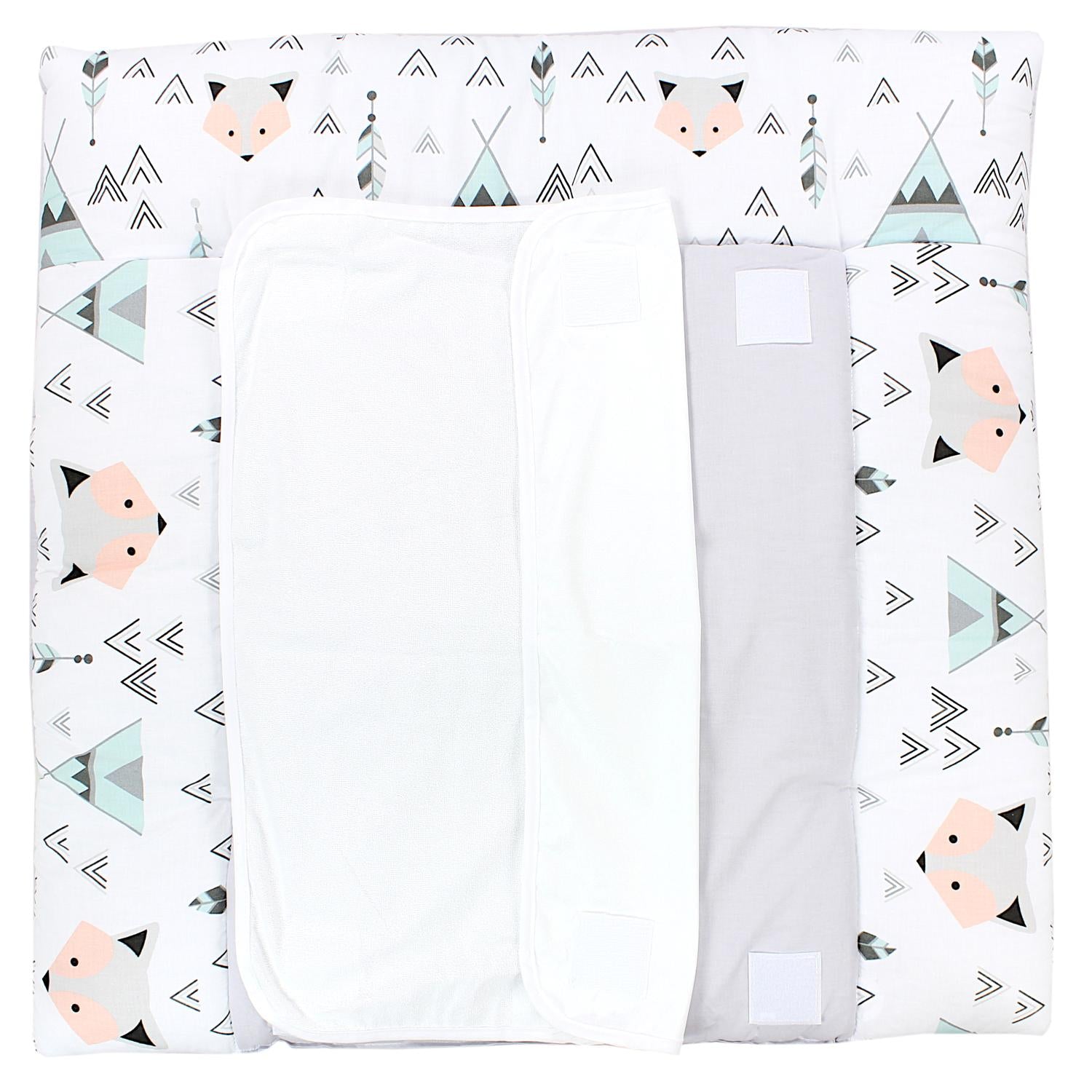 Wickelauflage (inkl. 2 Frotteebezüge)