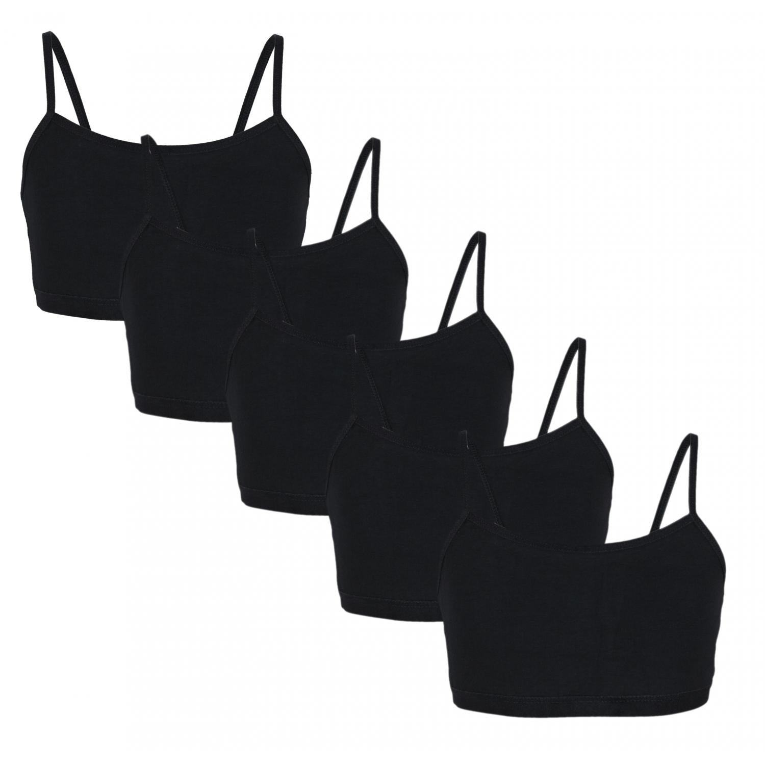 Kinder Bustier mit Spaghettiträger - 5er Set
