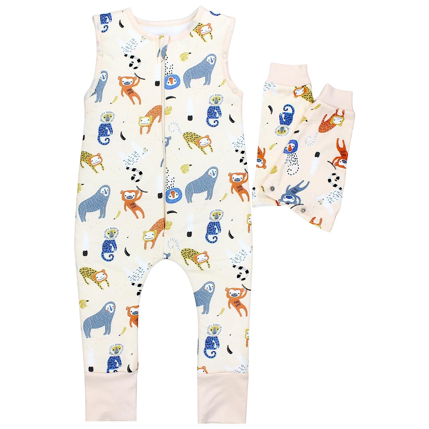 Bio-Schlafsack mit Beinen und Armen 2.5 TOG