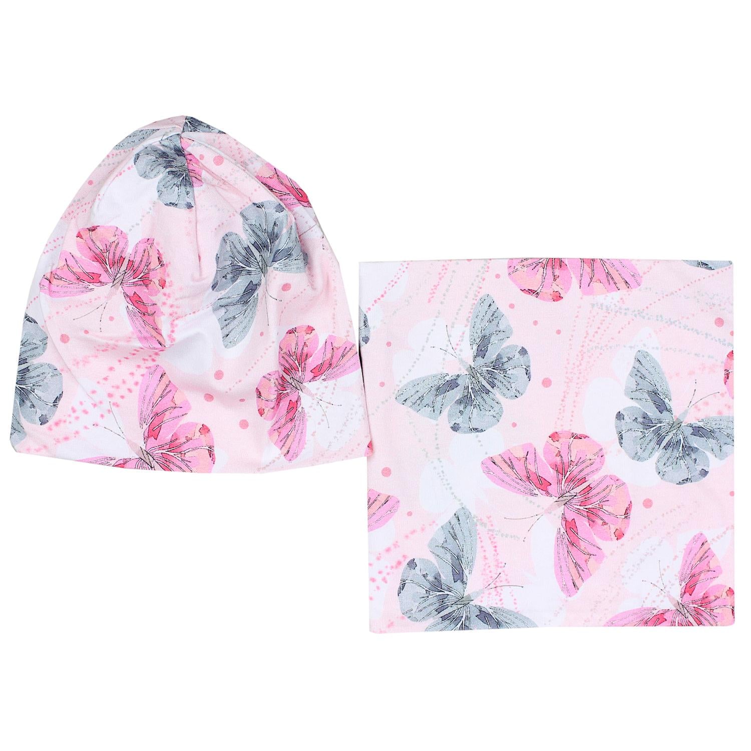 Madchen Beanie Mütze Schlauchschal Set