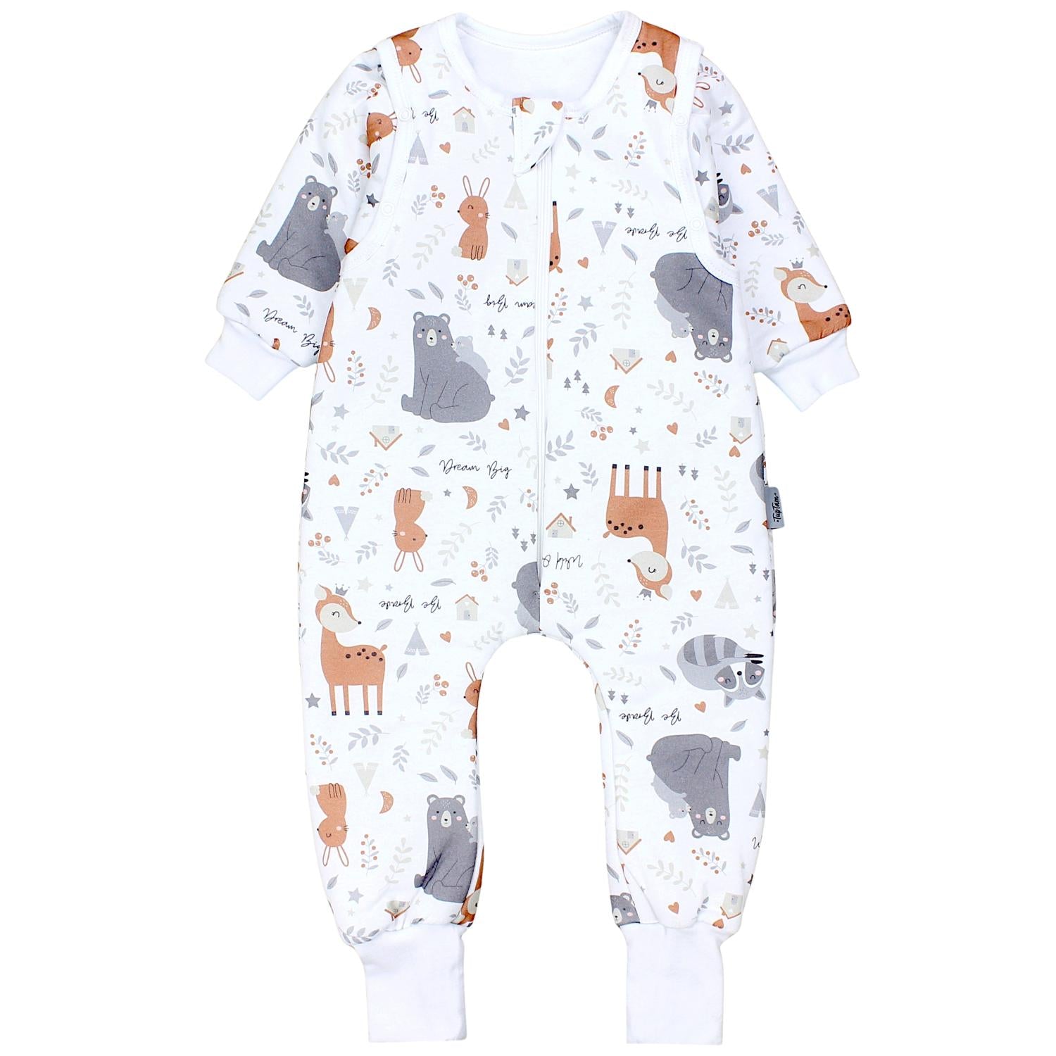 Winterschlafsack mit Beinen und Ärmeln