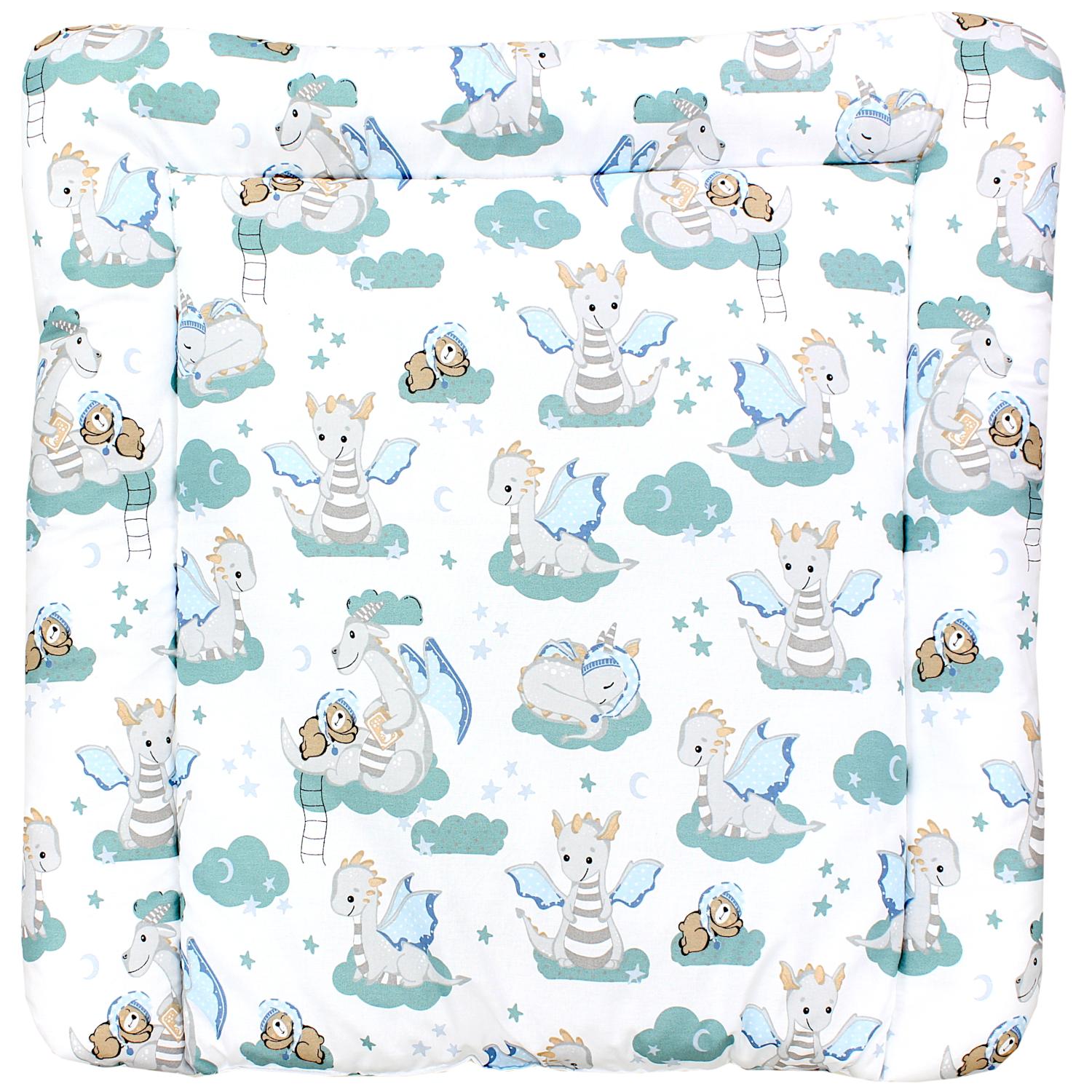 Wickeltischauflage mit Baumwollbezug