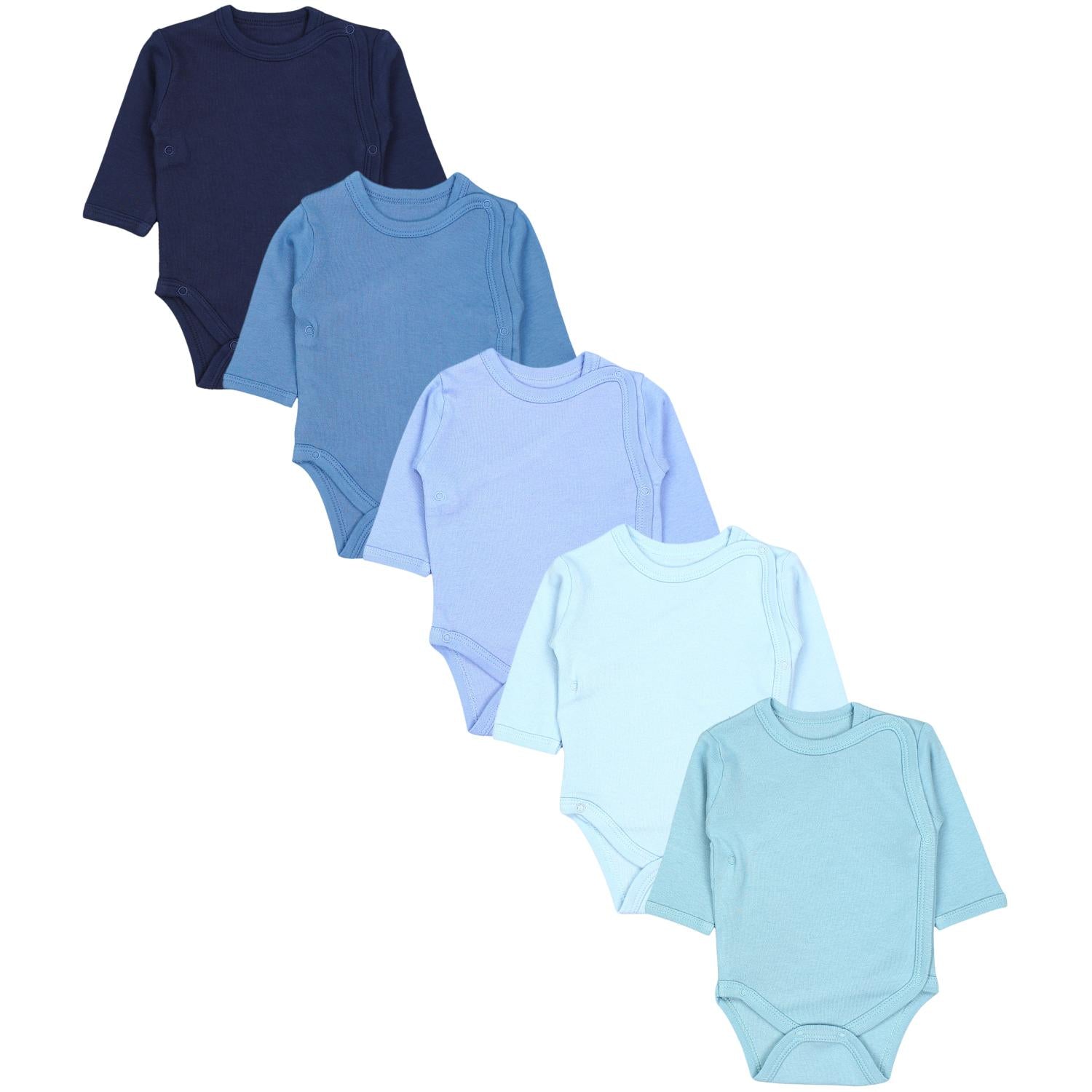 Wickelbody Langarm - 5er Set
