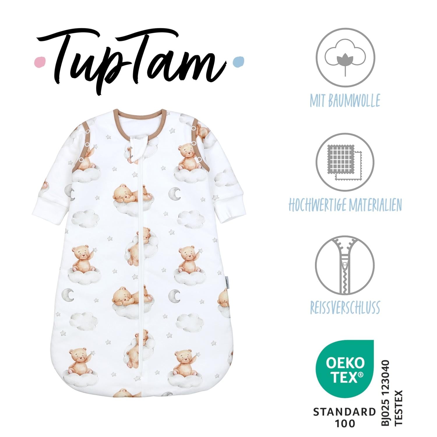 Schlafsack mit abnehmbaren Ärmeln 2.5 TOG