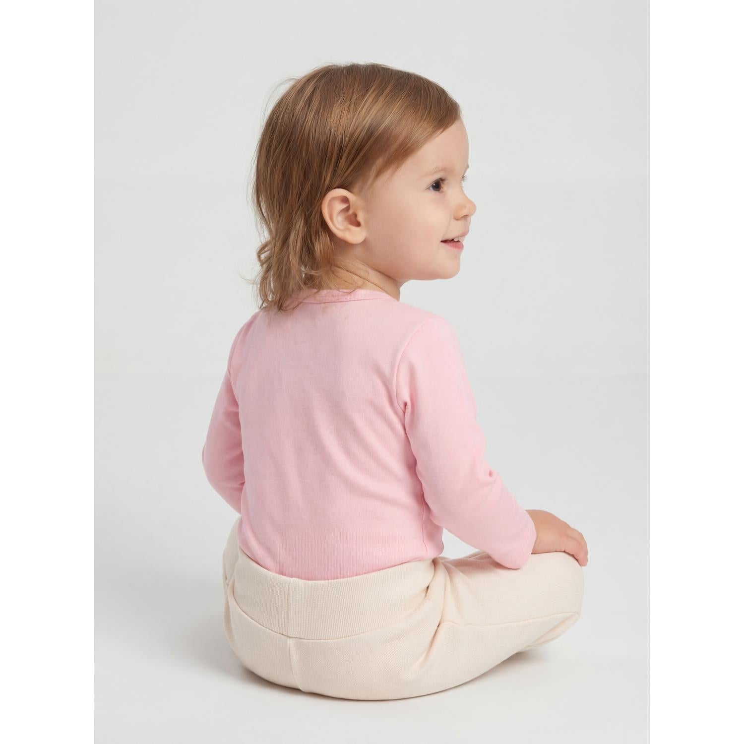 Langarm- Body mit Aufdruck - 5er Set