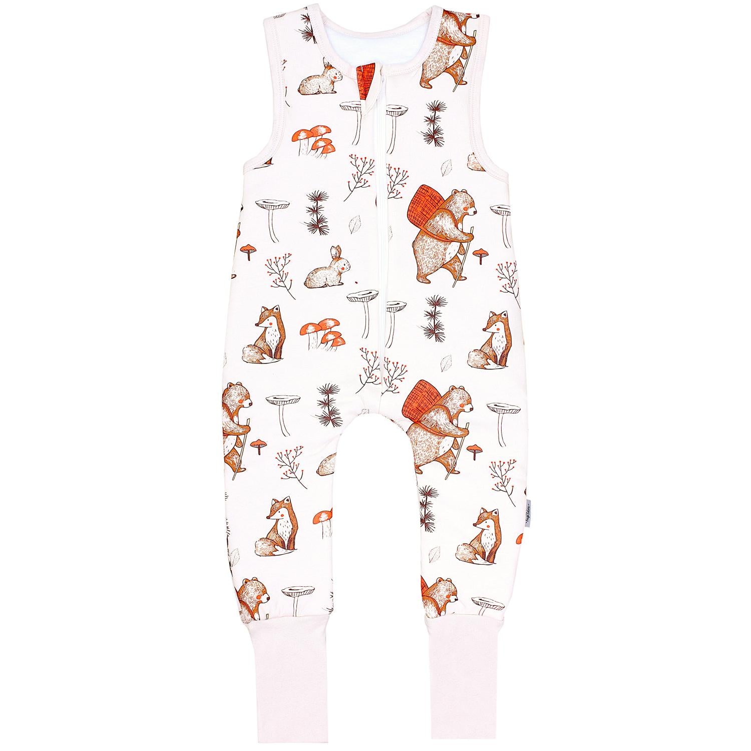 Wattierter Schlafsack mit Füßen 2.5 TOG