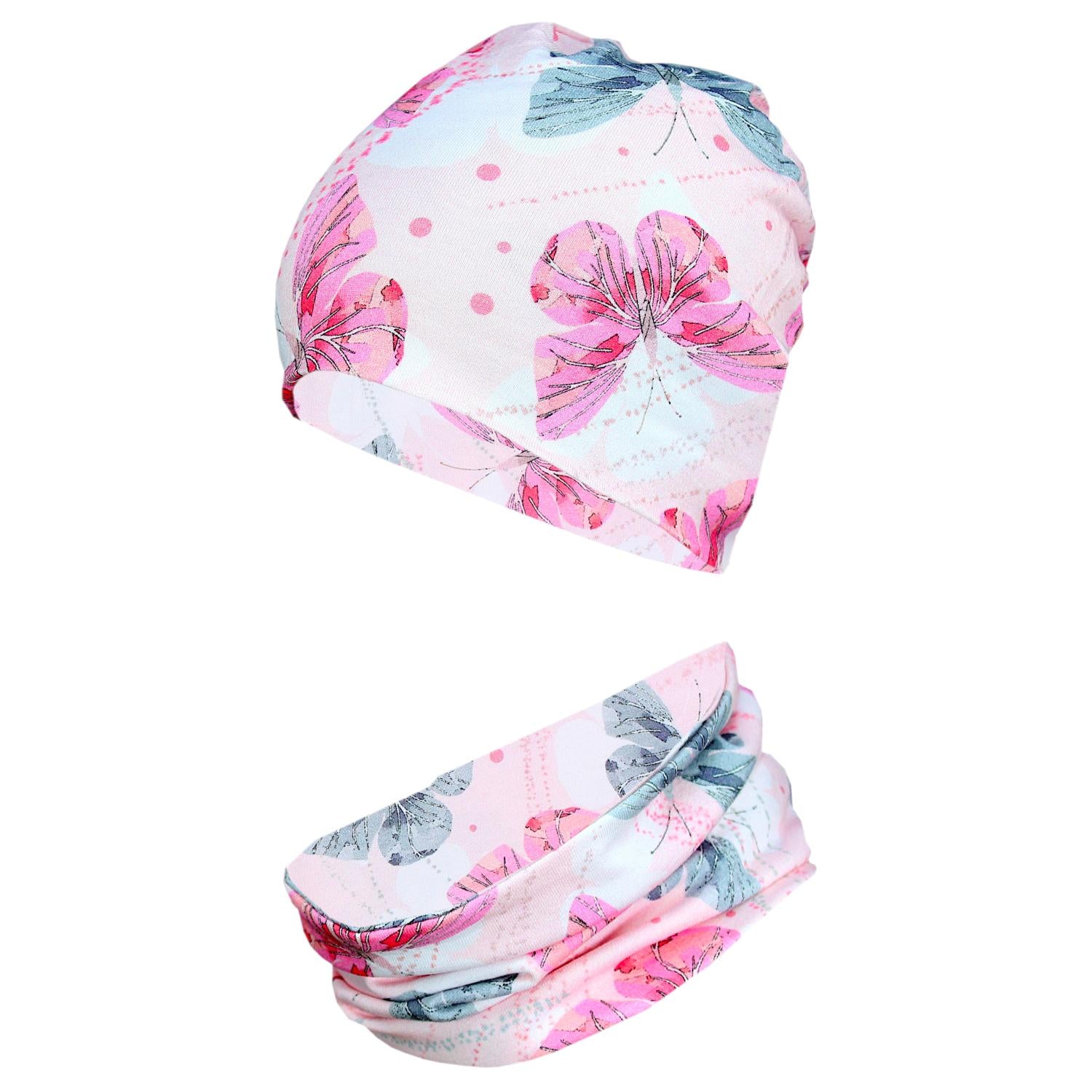 Madchen Beanie Mütze Schlauchschal Set