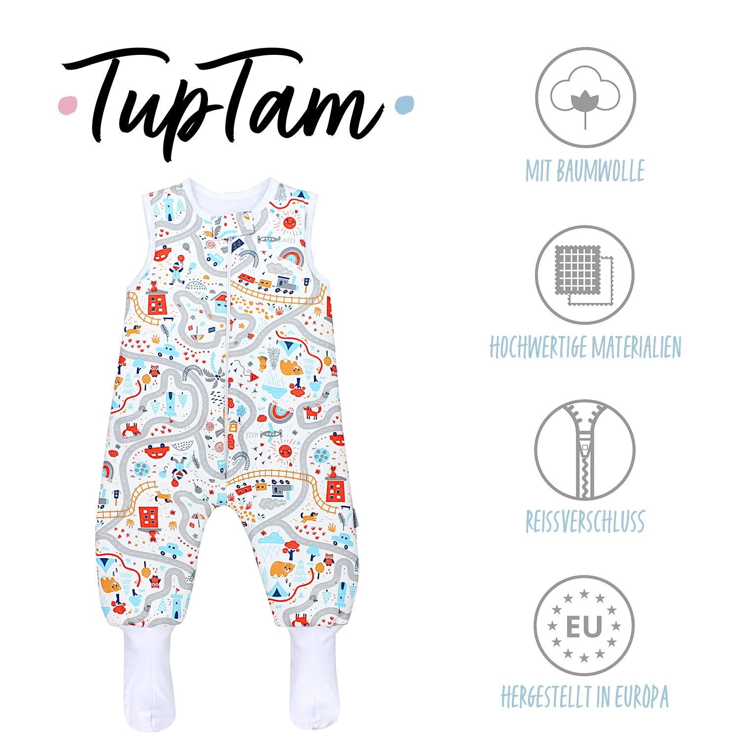 Schlafsack mit Füßen 2.5 TOG