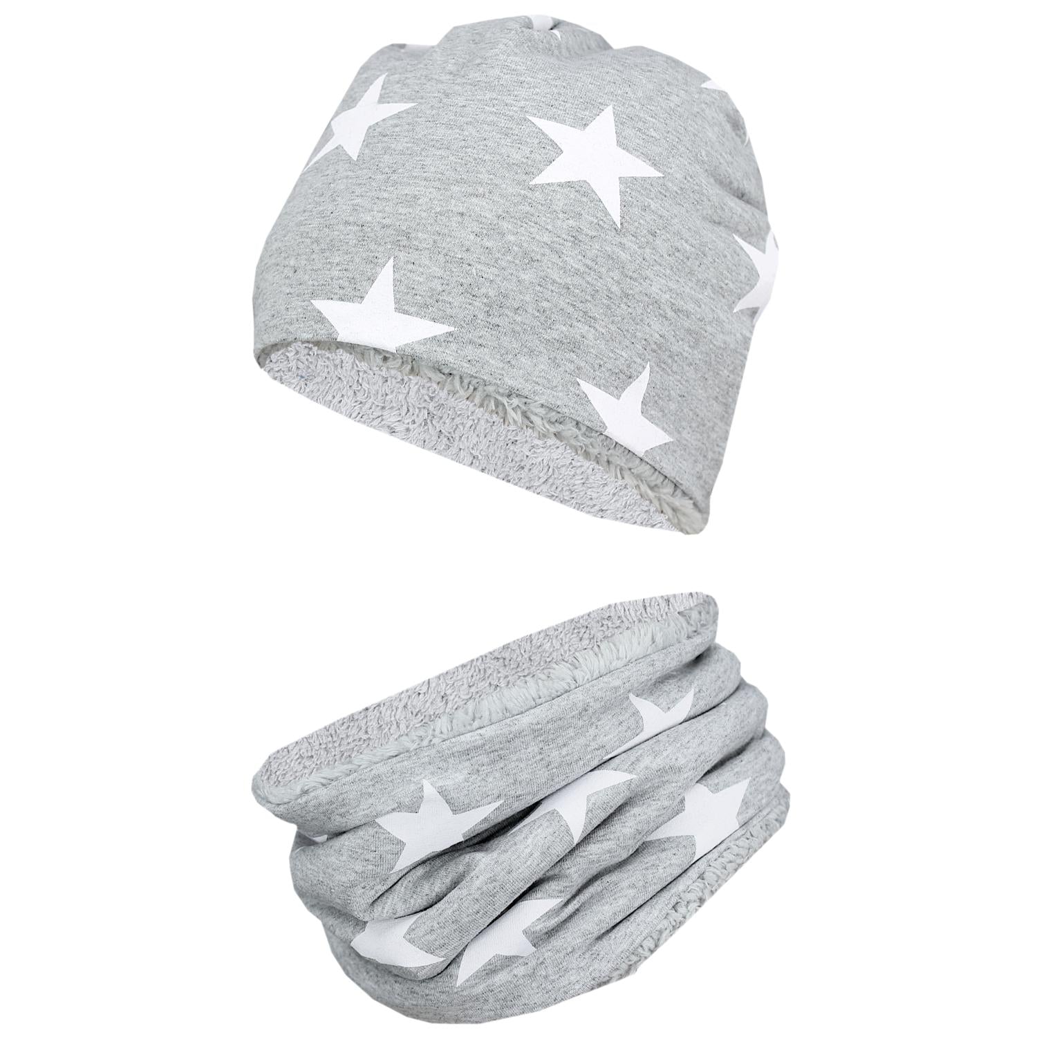 Madchen Beanie Mütze Schlauchschal Set