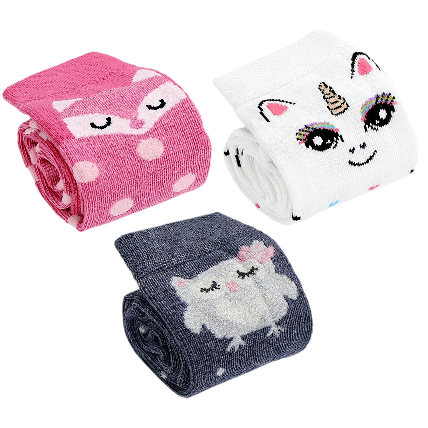 Knielange Socken - 3er Set