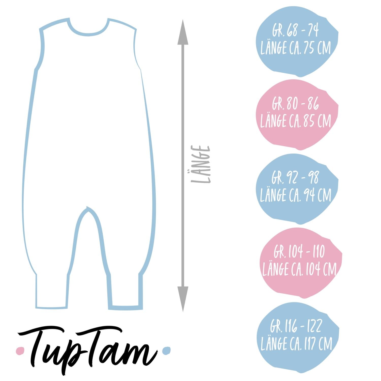 Schlafsack mit Füßen 2.5 TOG