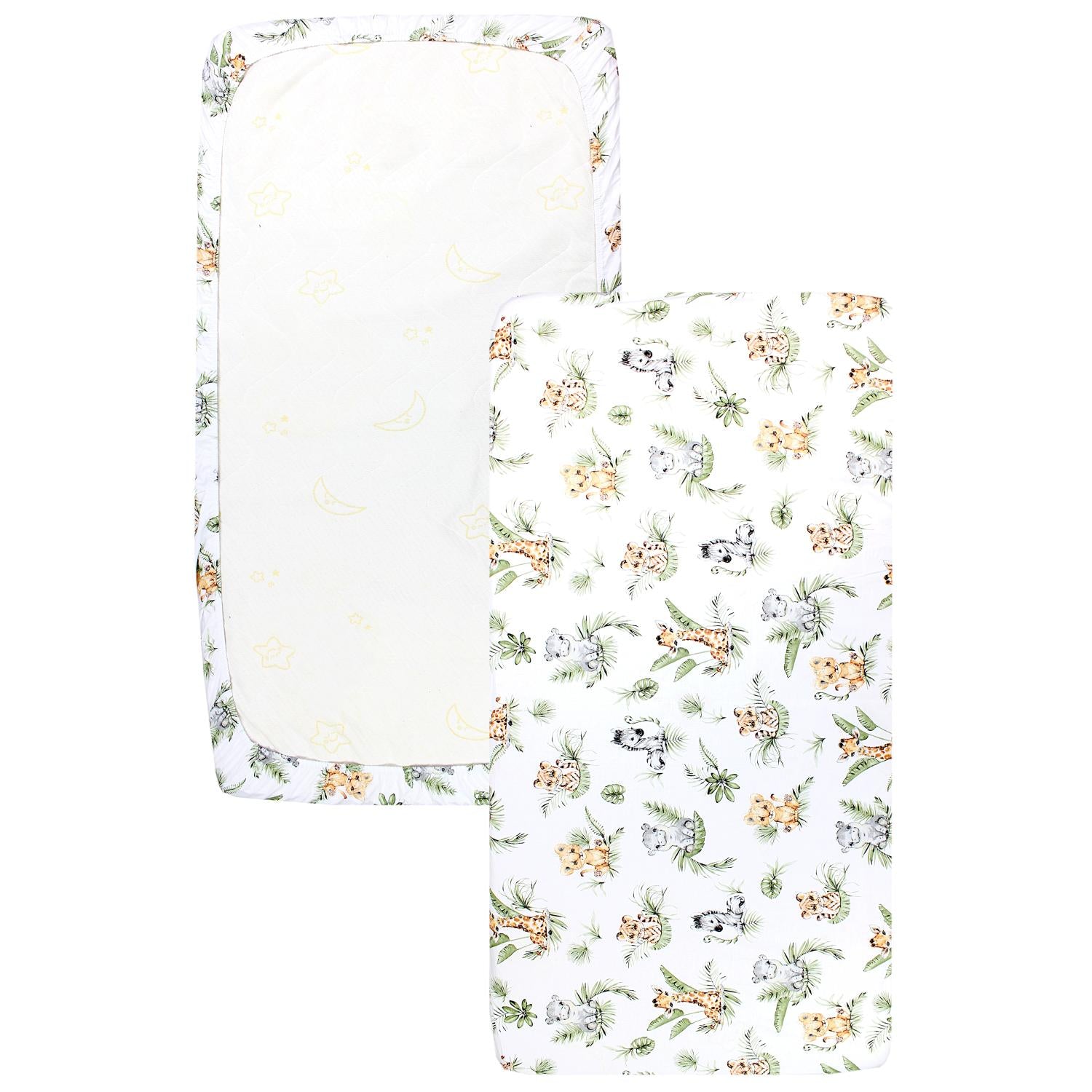 Baby/ Kinder Spannbettlaken Gemustert