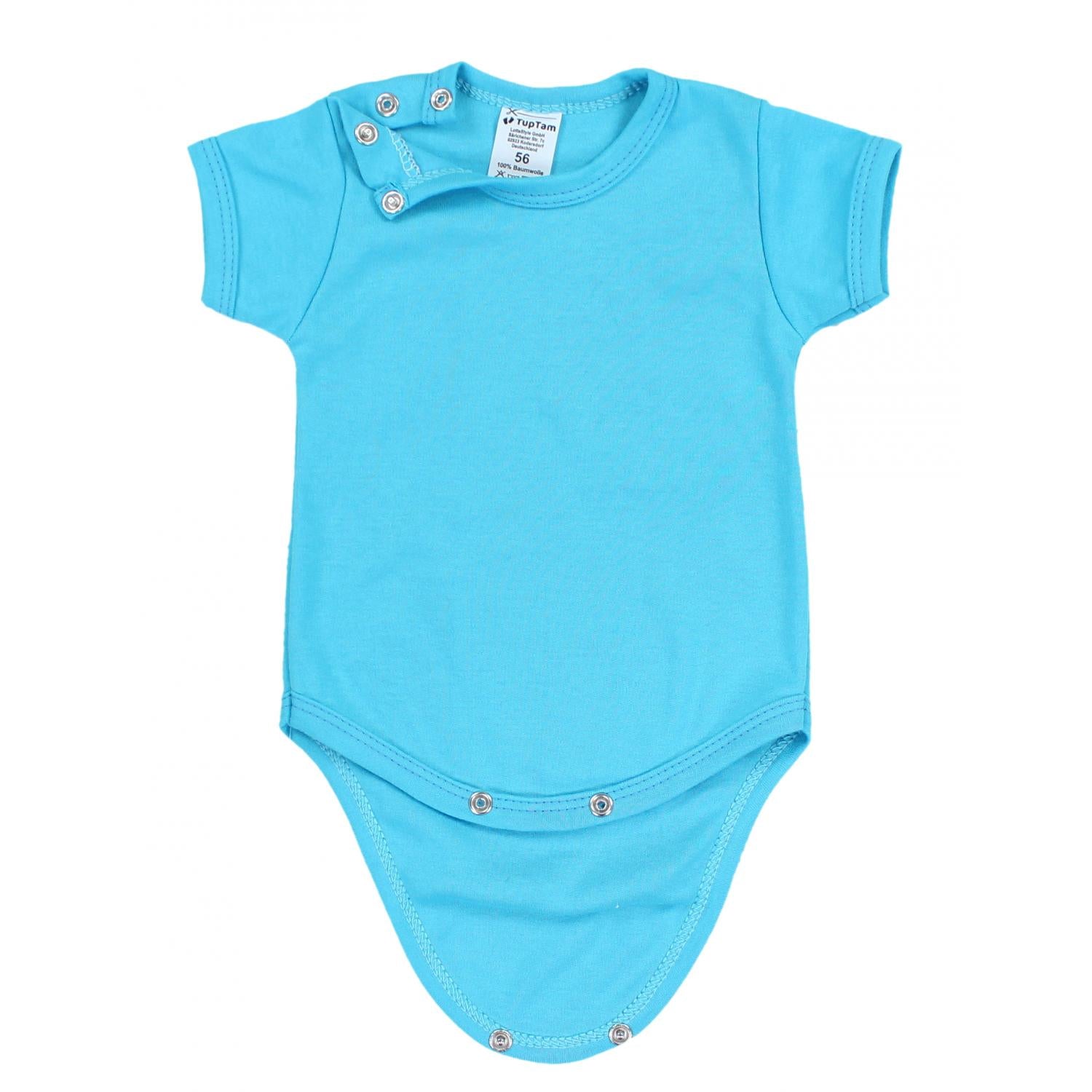 Baby Body Kurzarm Unifarben - 5er Set