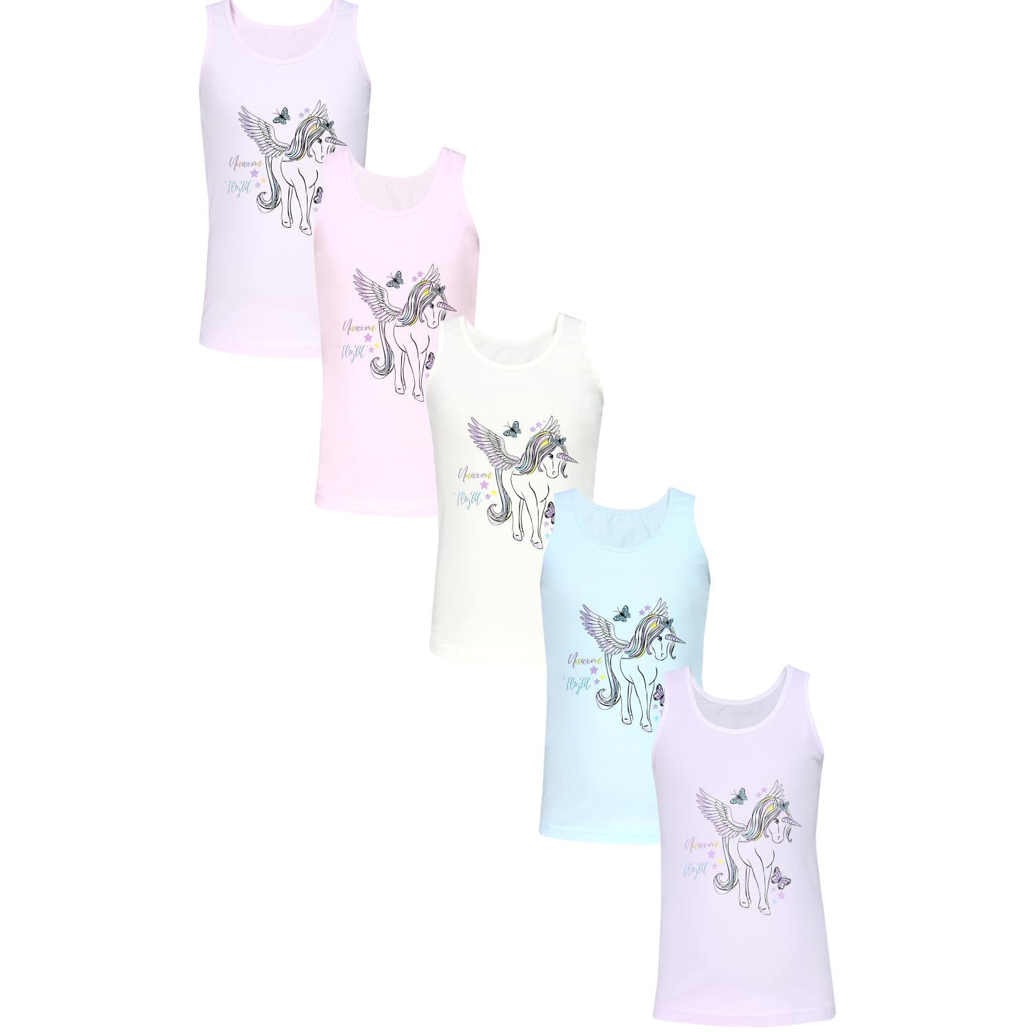 Unterhemd Ärmellos - 5er Set