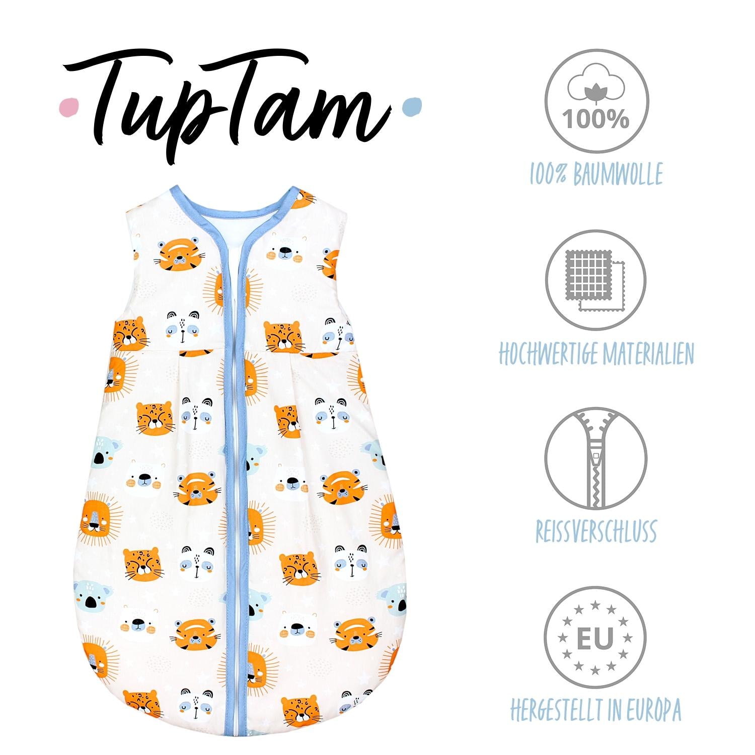 Kugelschlafsack ohne Ärmel 2,5 TOG