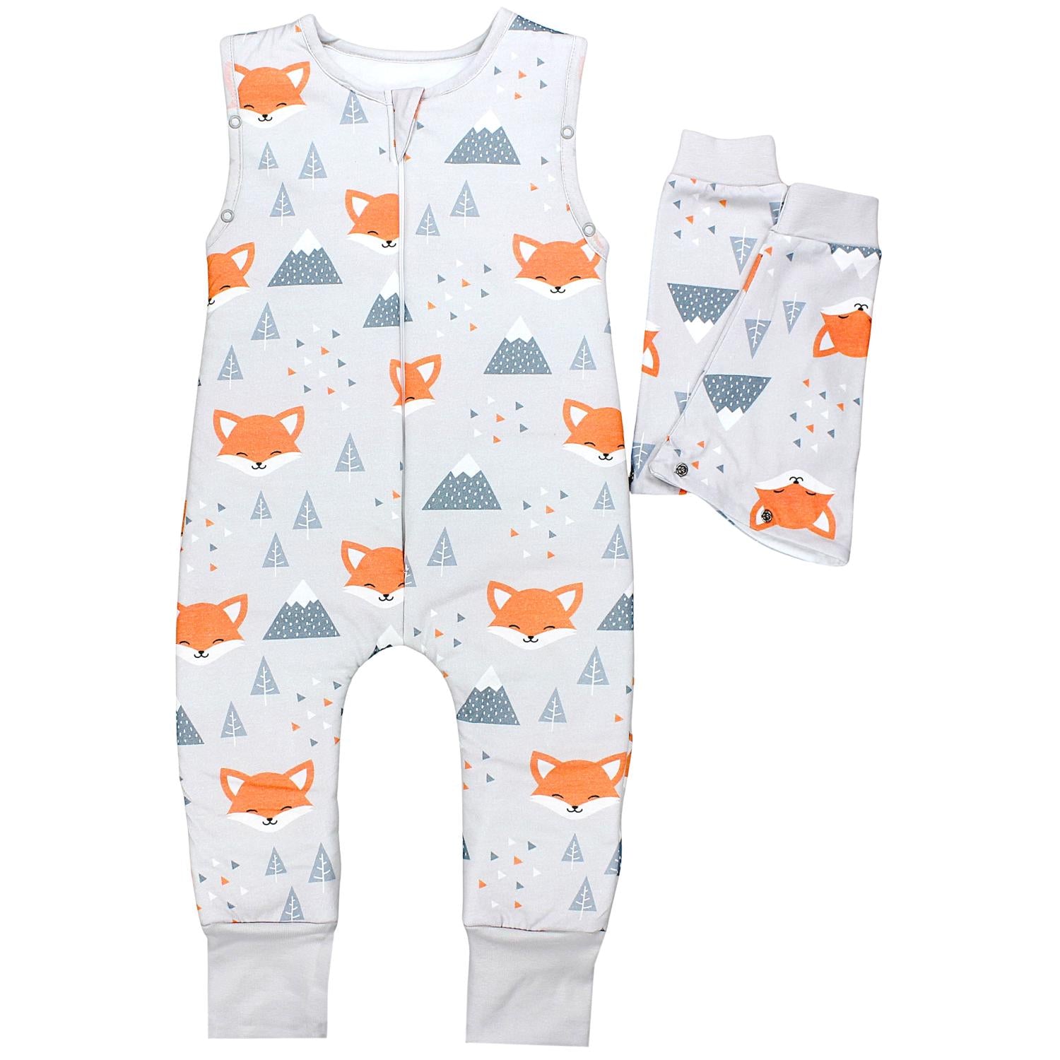 Bio- Schlafsack mit Beinen und Armen 2.5 TOG