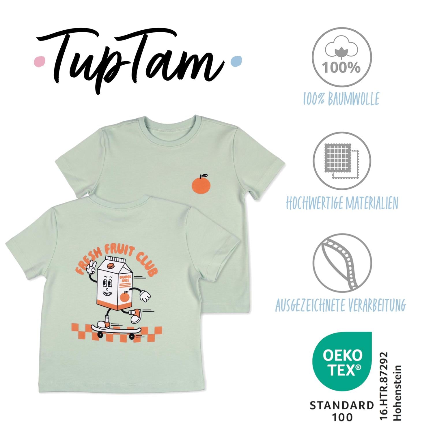 T- Shirt bedruckt Retro Rückenprint