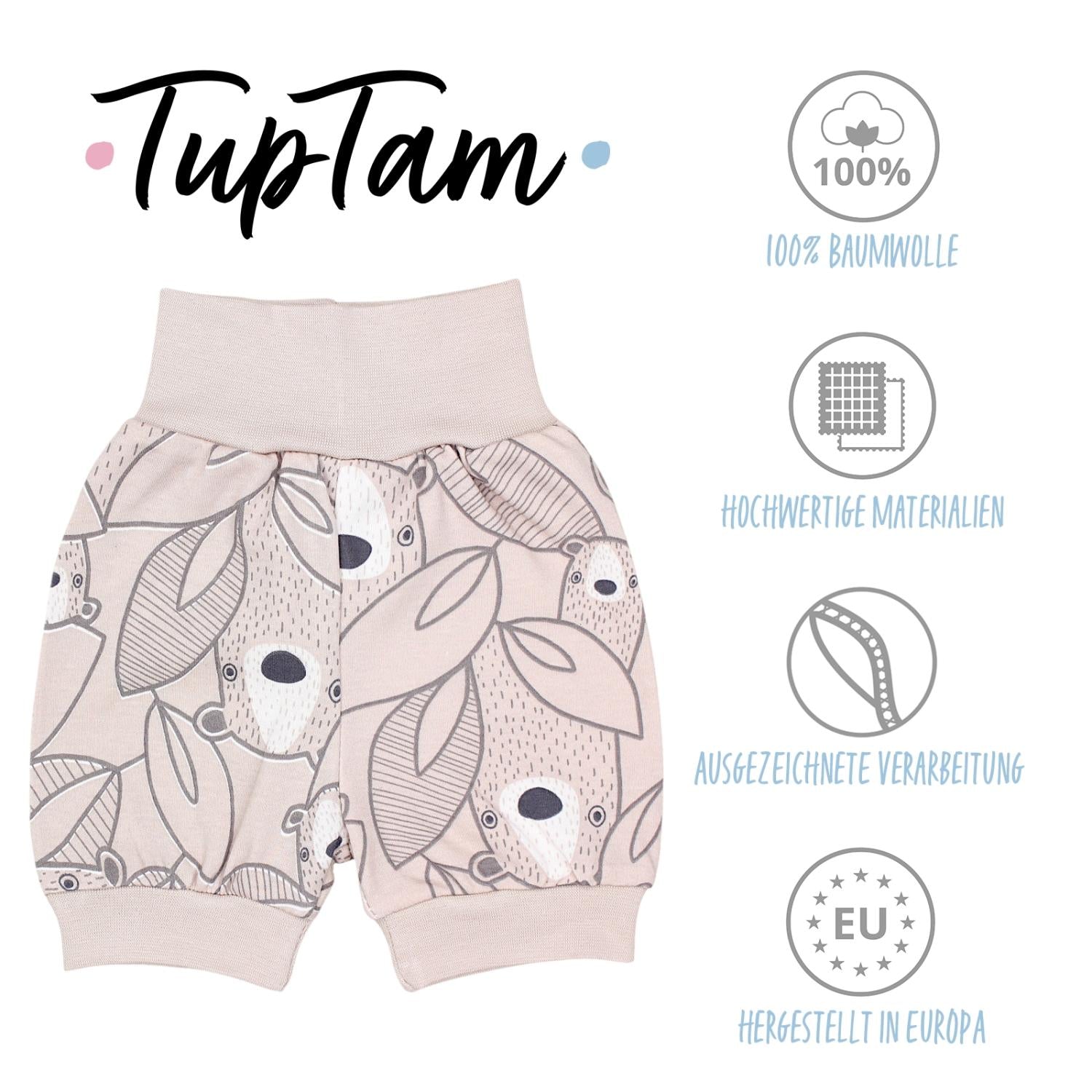 Pumphose kurz - 5er Set