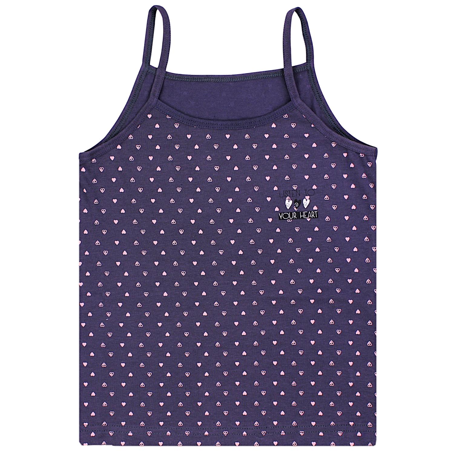 Mädchen Unterhemd Spaghettiträger - 5er Set