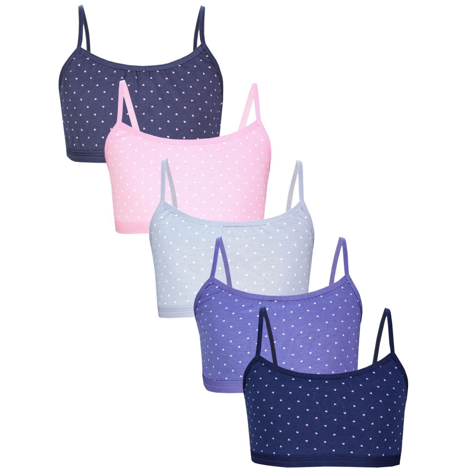 Mädchen Bustier - 5er Set