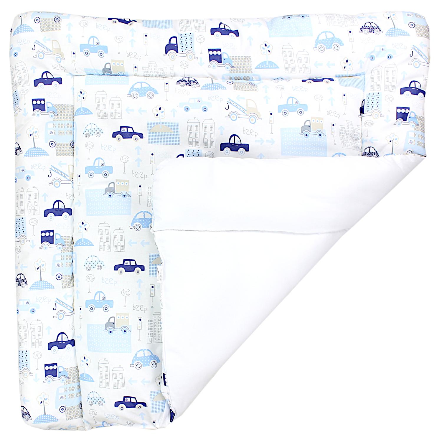Baby Wickeltischauflage mit Baumwollbezug
