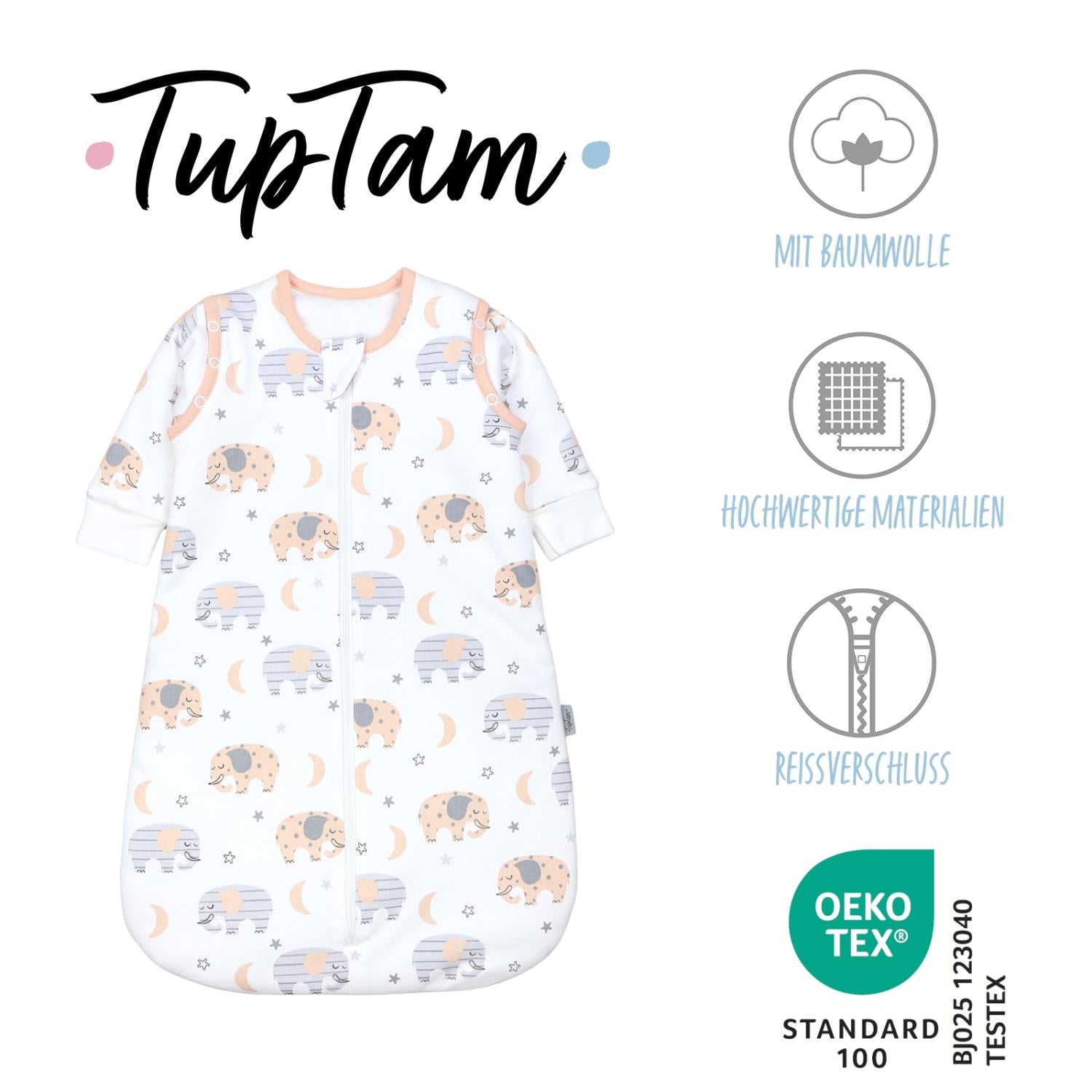 Schlafsack mit abnehmbaren Ärmeln 2.5 TOG