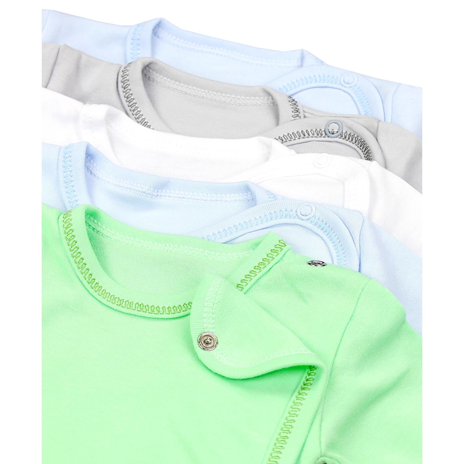 Baby Wickelbody Kurzarm - 5er Set