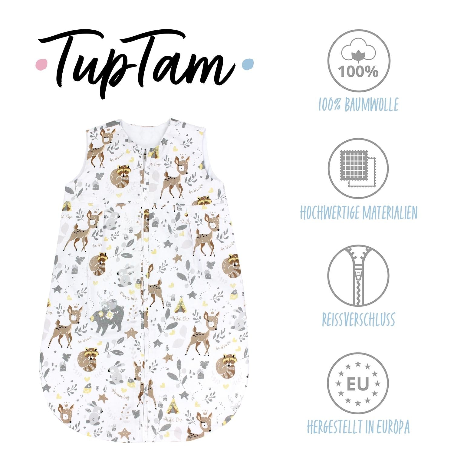 Kugelschlafsack ohne Ärmel 0.5 TOG