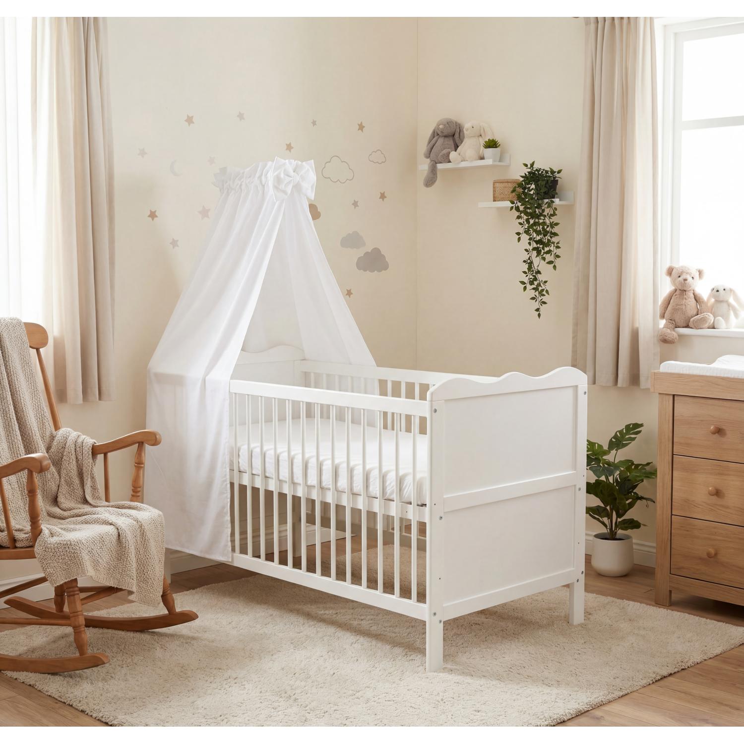 Babybett Himmel mit Schleifchen