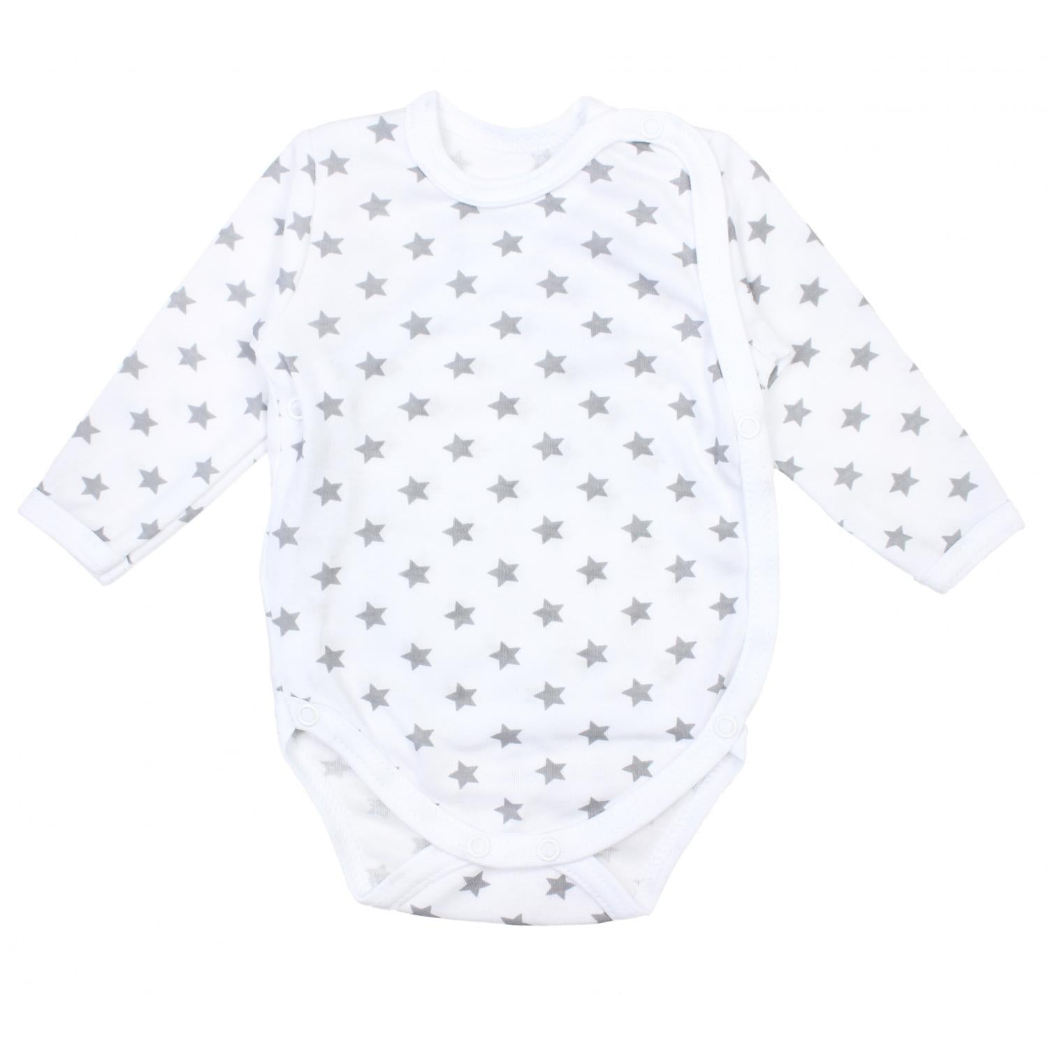 Langarm Wickelbody - 5er Set