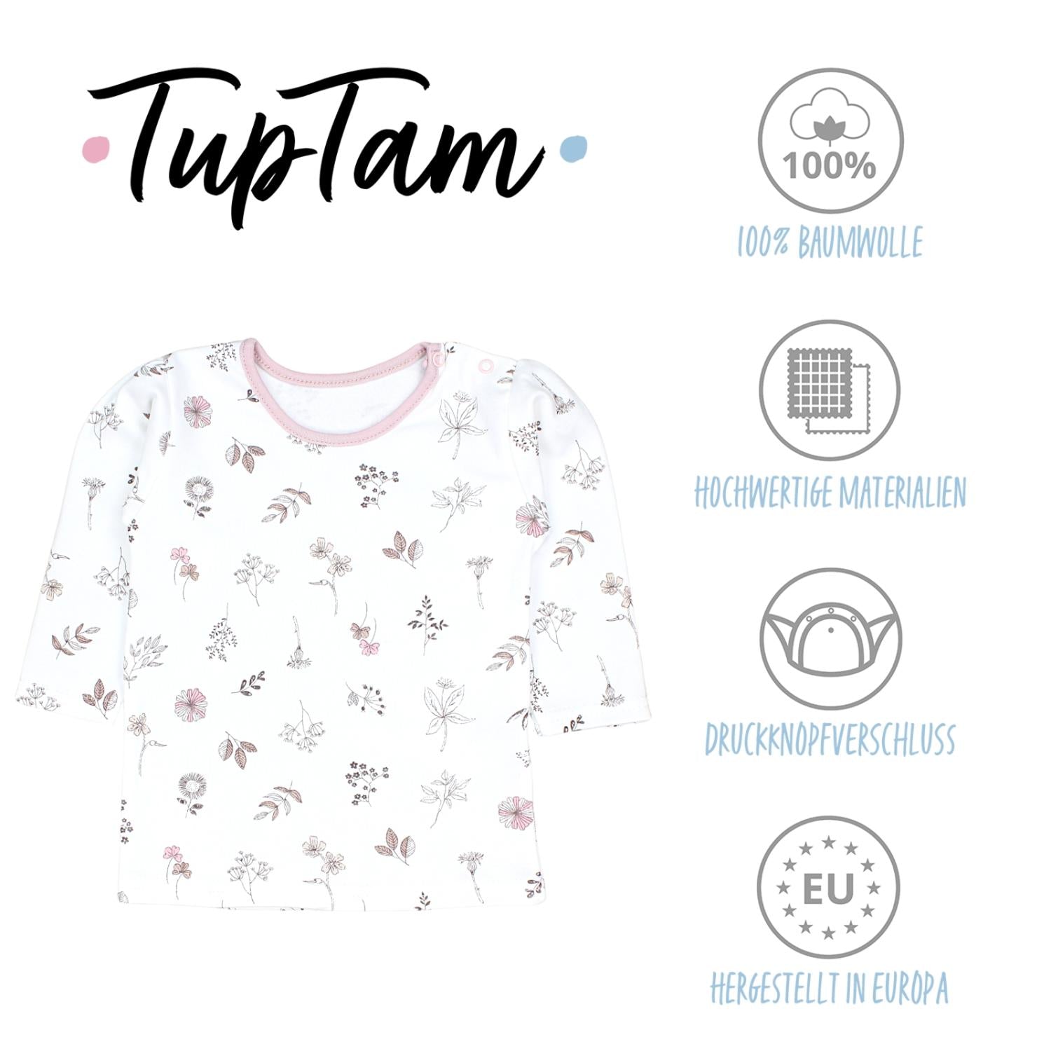 Baby Langarmshirt - 5er Set