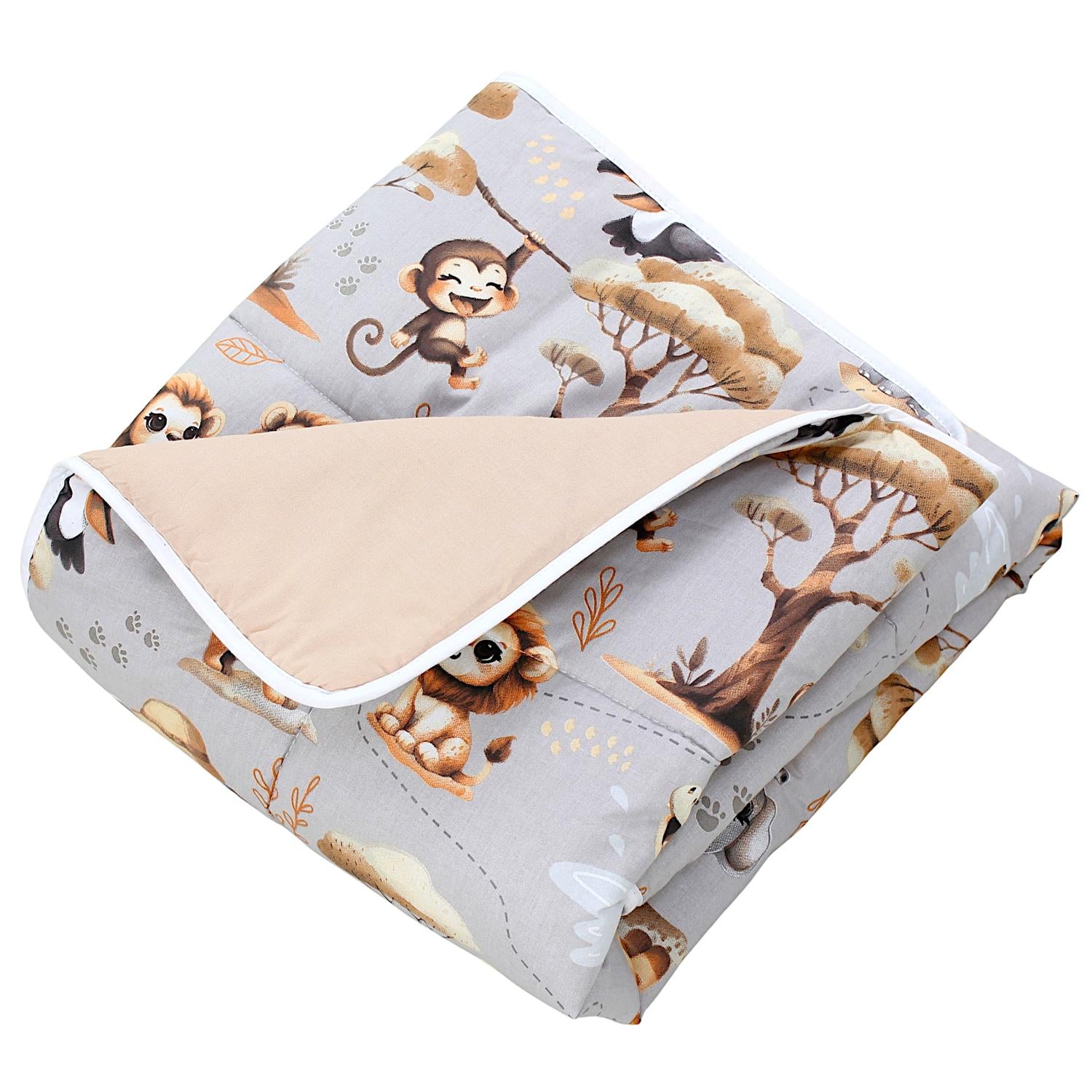 Gepolsterte XXL Krabbeldecke 120 x 120 cm