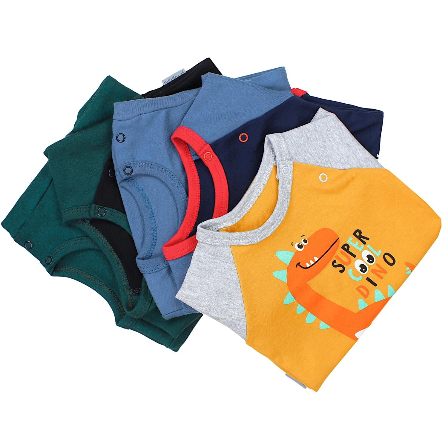 Langarmbody - 5er Set