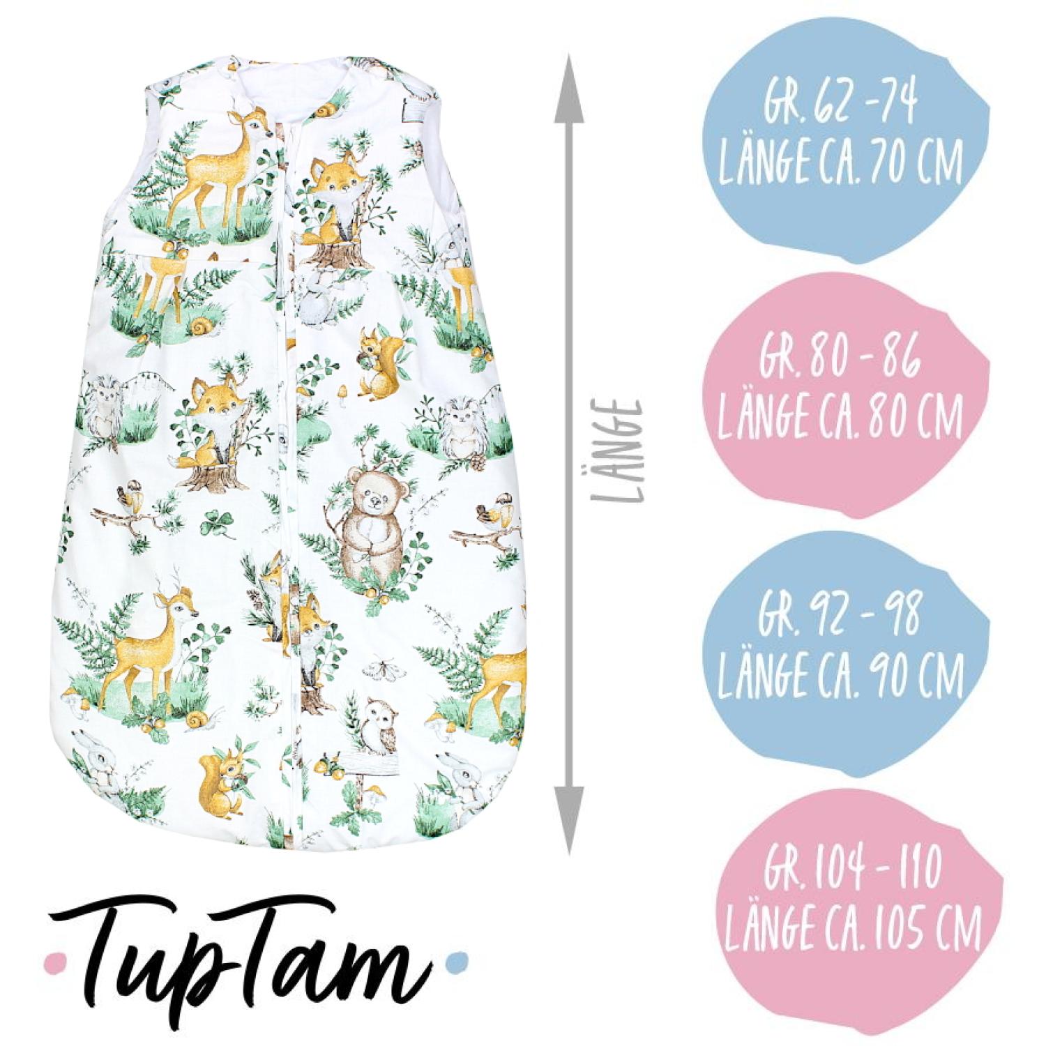 Baby Ganzjahresschlafsack ärmellos 2.5 TOG