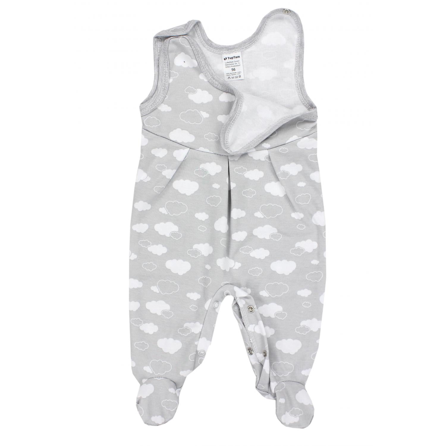 Strampler mit Fuß - 3er Set