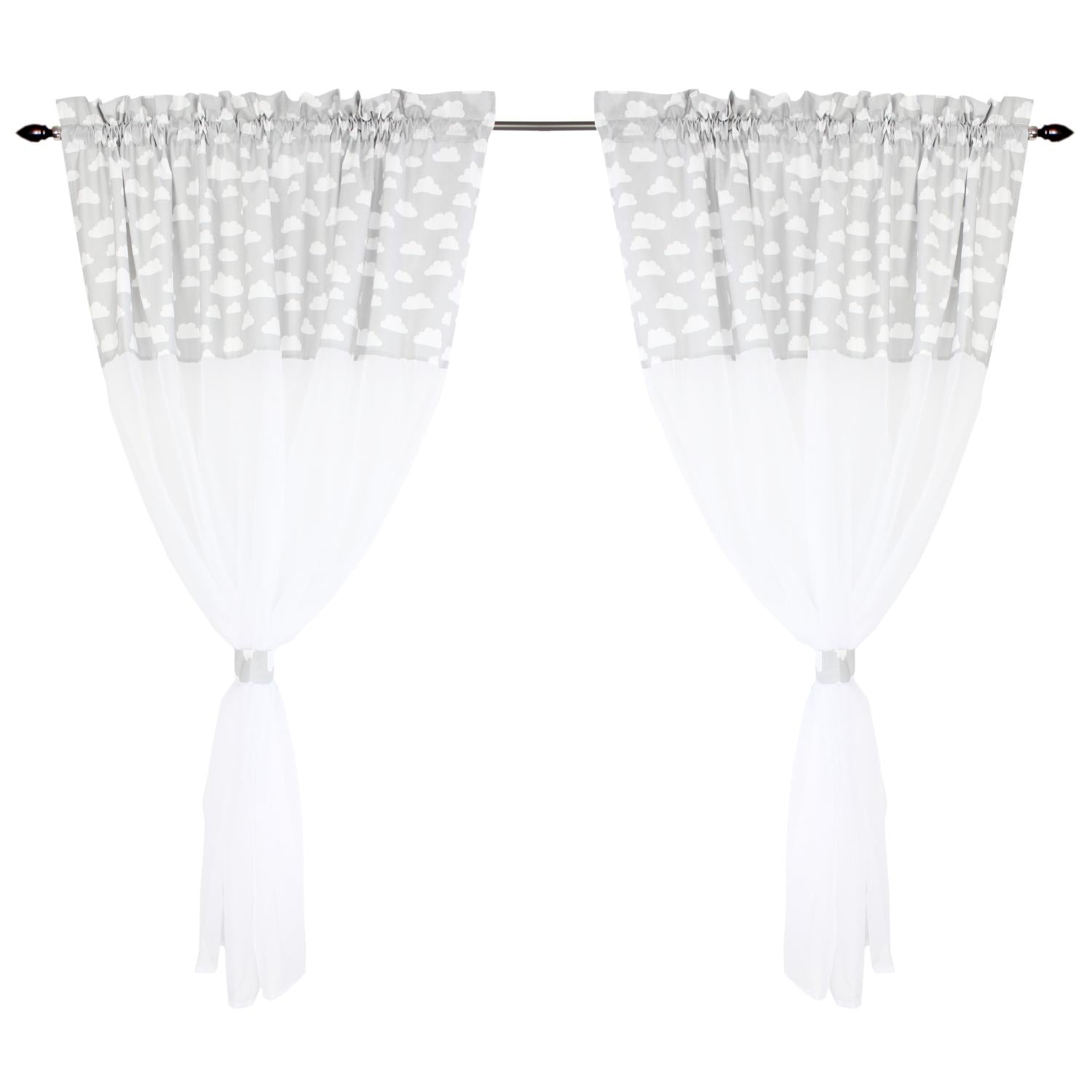 Kinderzimmer Voile/ Vorhänge/ Gardinen mit Tunnelzug Set