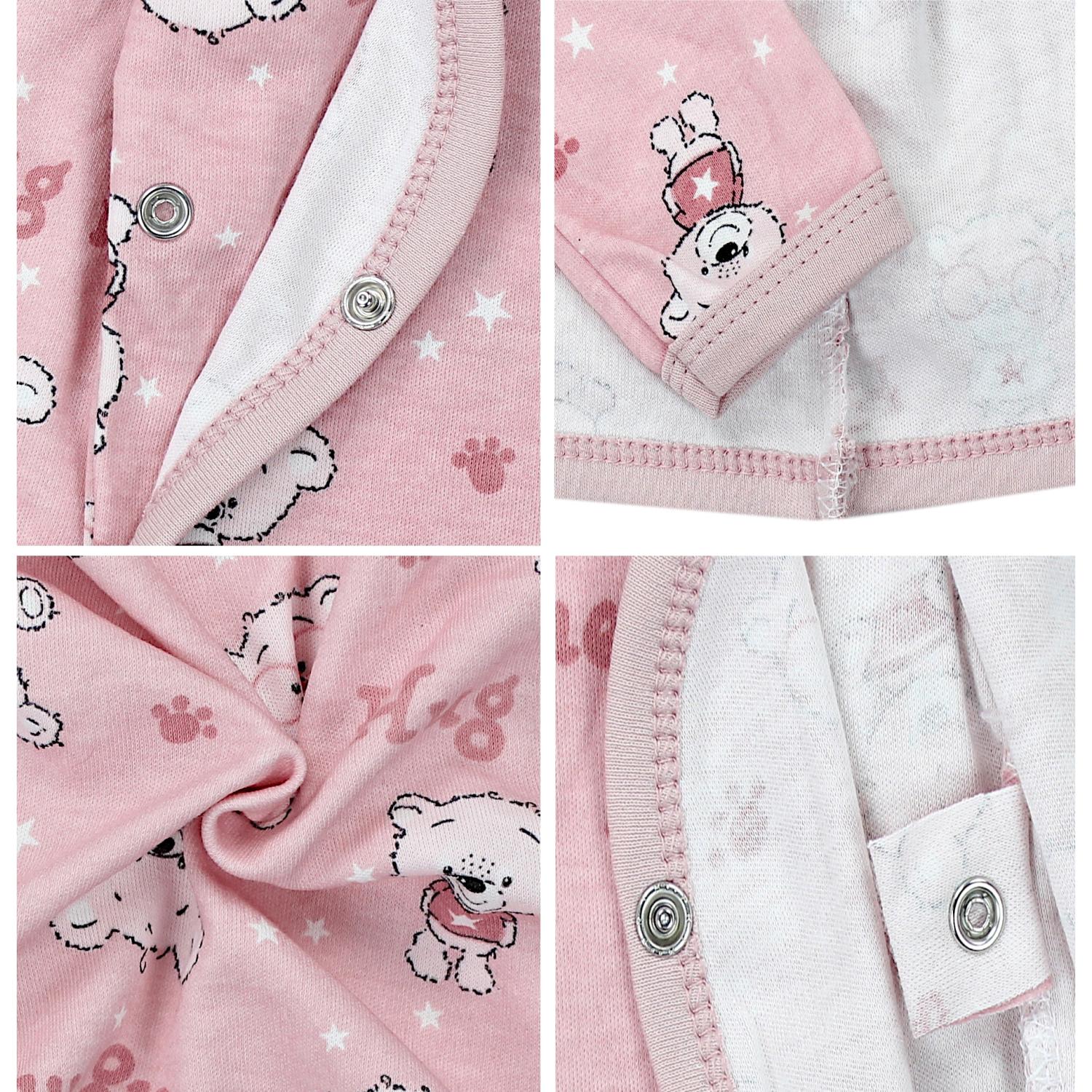 Baby Wickelshirt Langarm - 5er Set