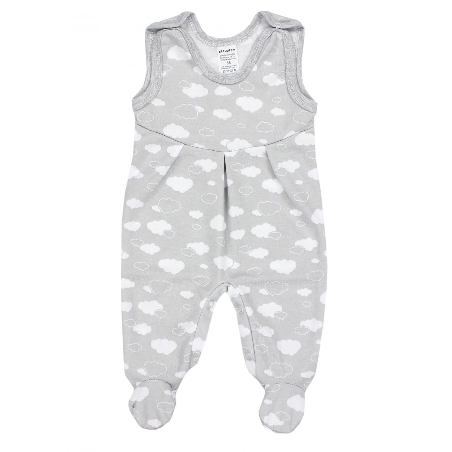 Strampler mit Fuß - 3er Set