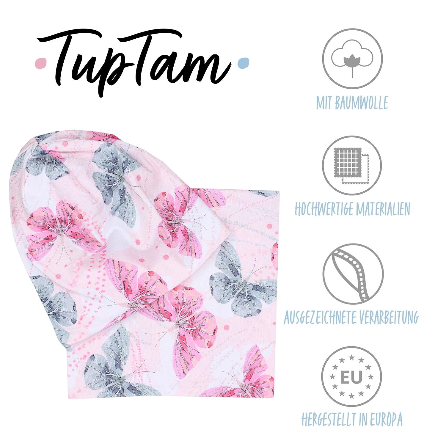 Madchen Beanie Mütze Schlauchschal Set