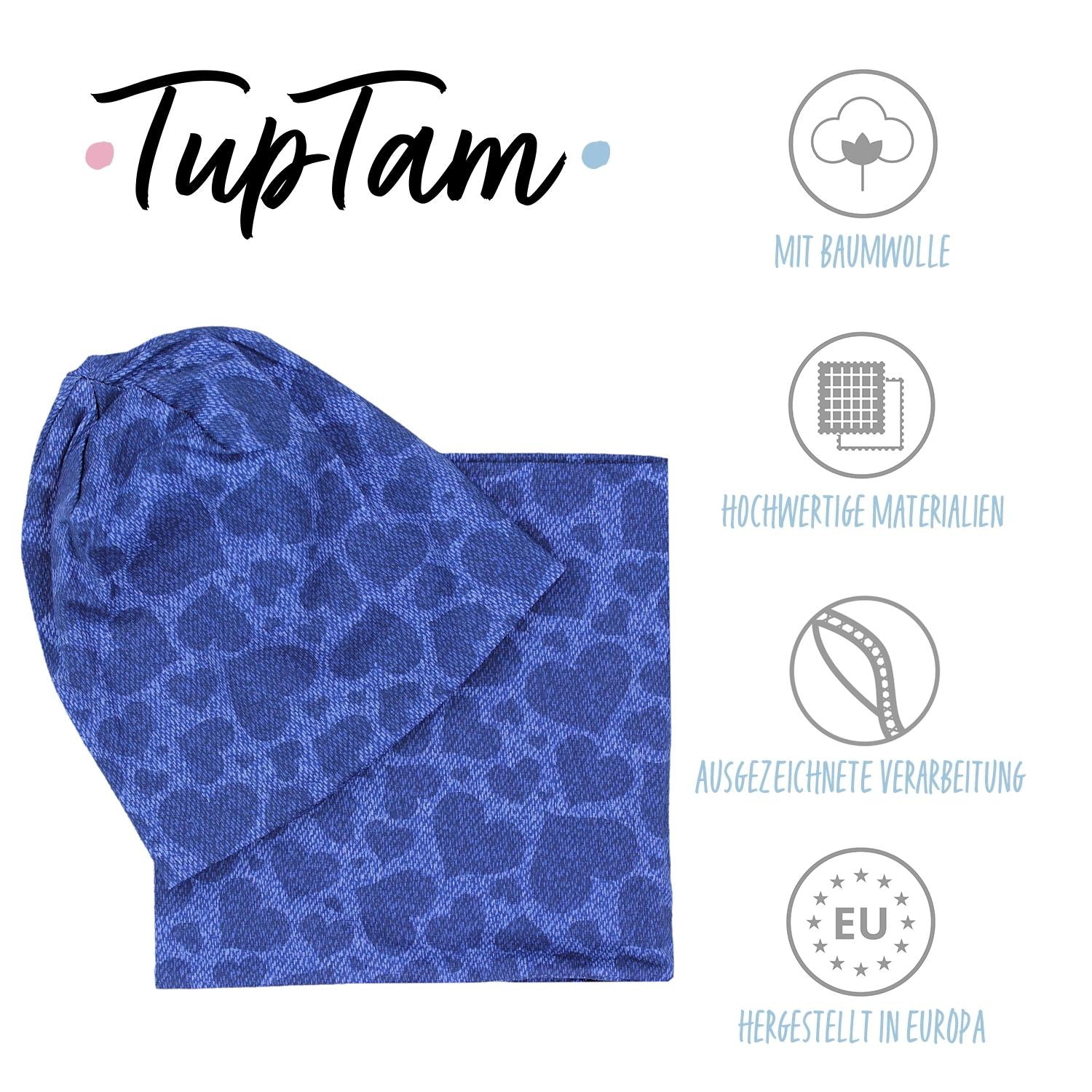 Madchen Beanie Mütze Schlauchschal Set